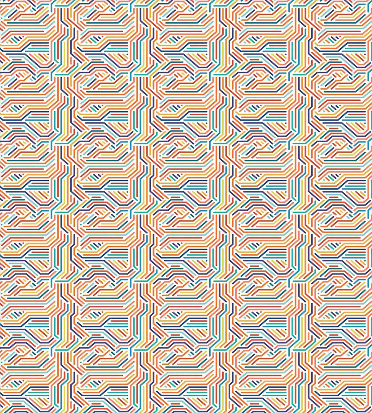 Contemporary Vivid Stripes — Pattern
