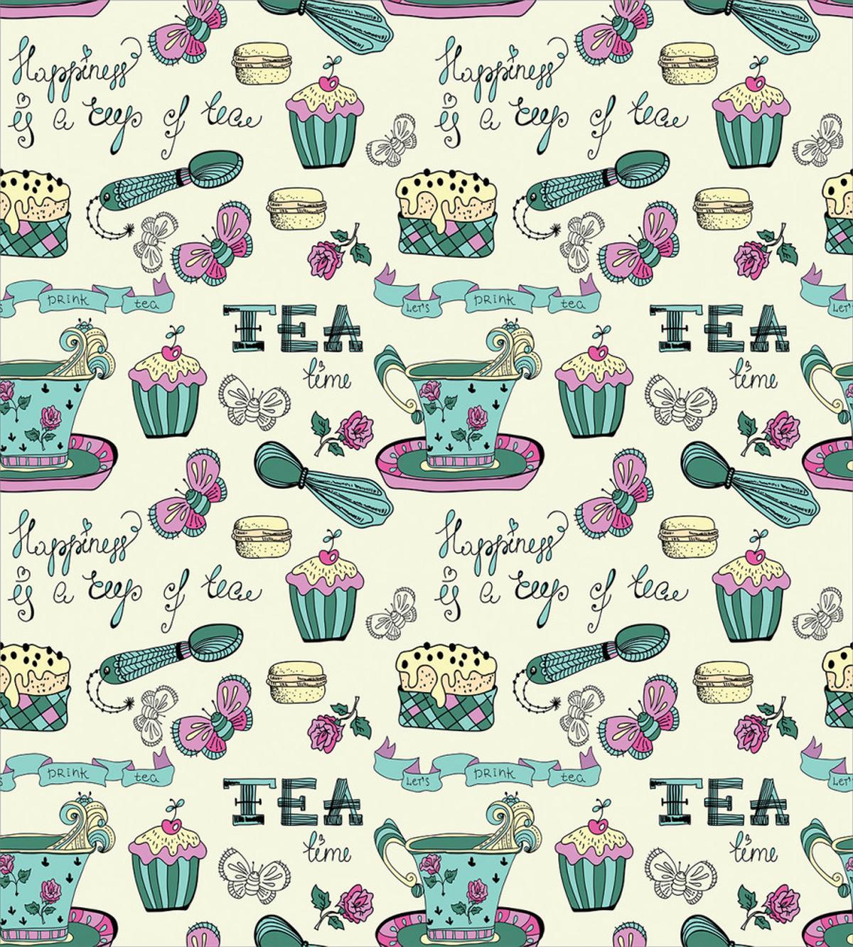 Cup of Tea Calligraphy — Pattern