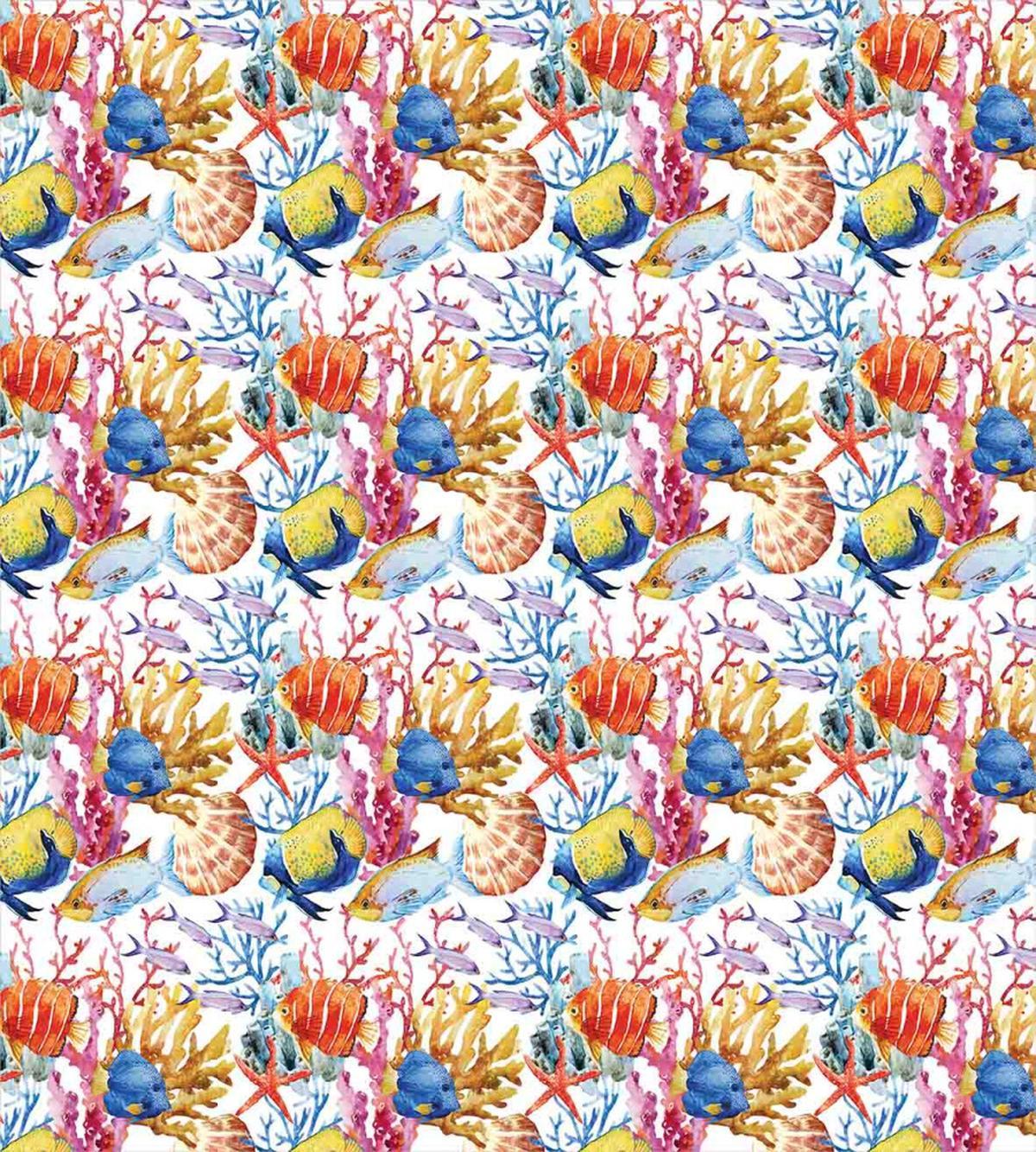 Coral Reef Scallop Shells — Pattern