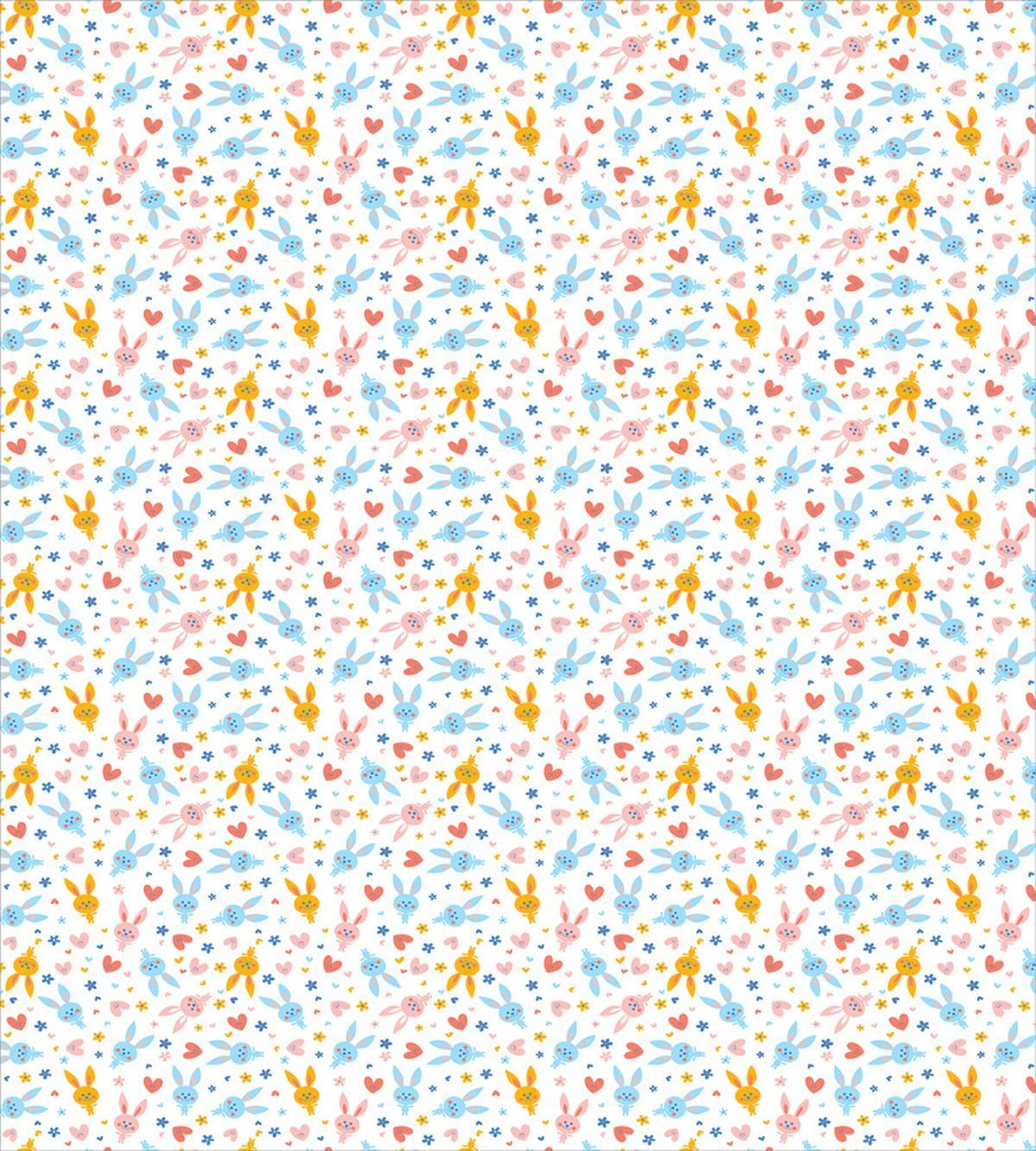 Baby Bunnies Flowers — Pattern