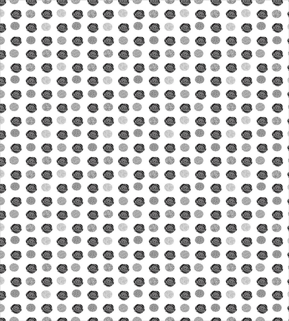 Roses Art and Dotted Rounds — Pattern
