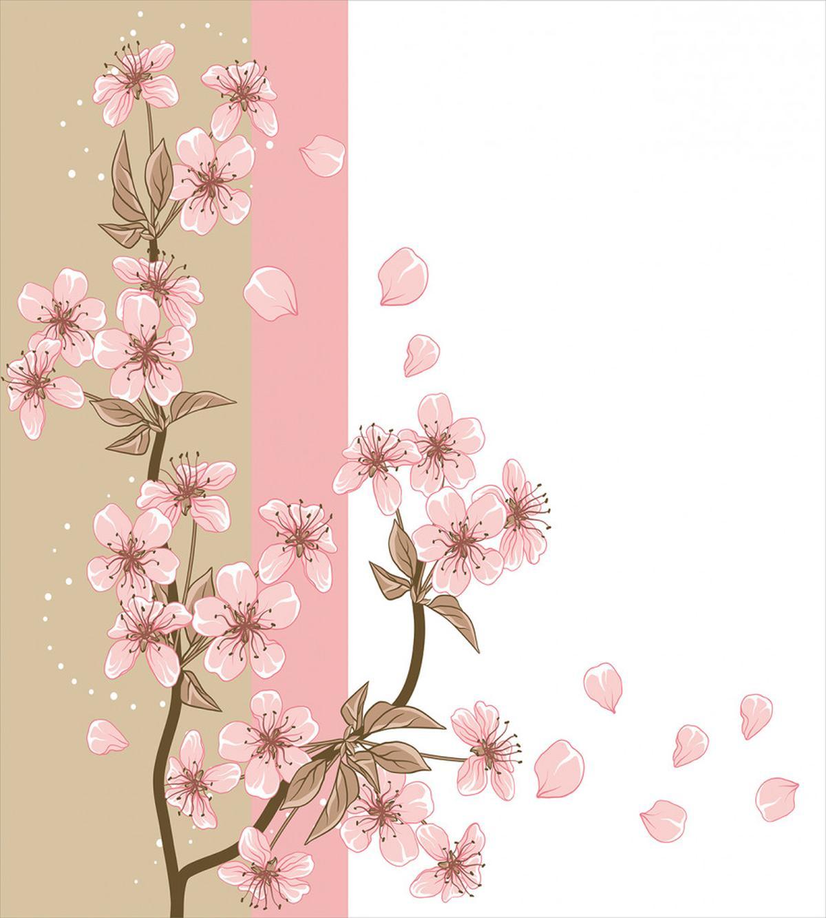 Romantic Sakura Blooms — Pattern