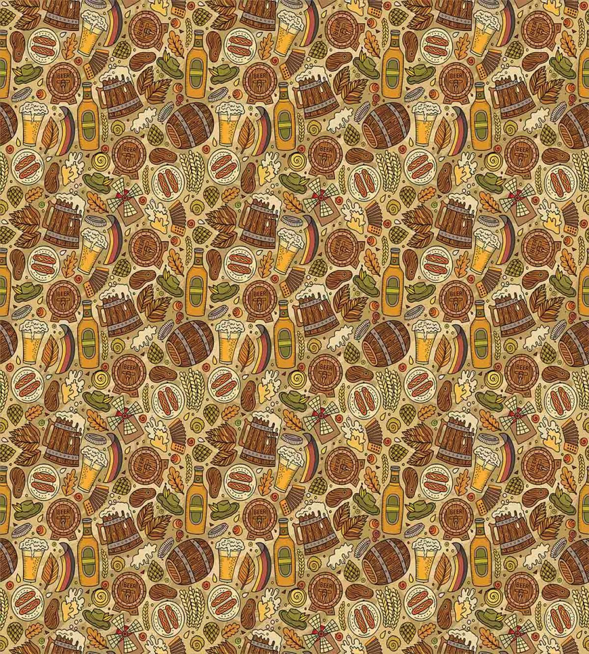 Cartoon Oktoberfest — Pattern
