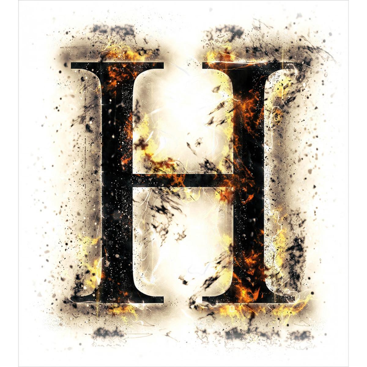 Ablaze H Sign Alphabet — Pattern
