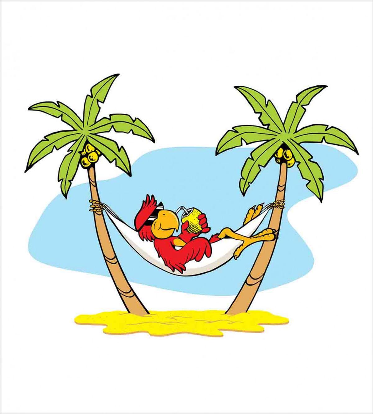 Hammock Palm Tree Shade — Pattern