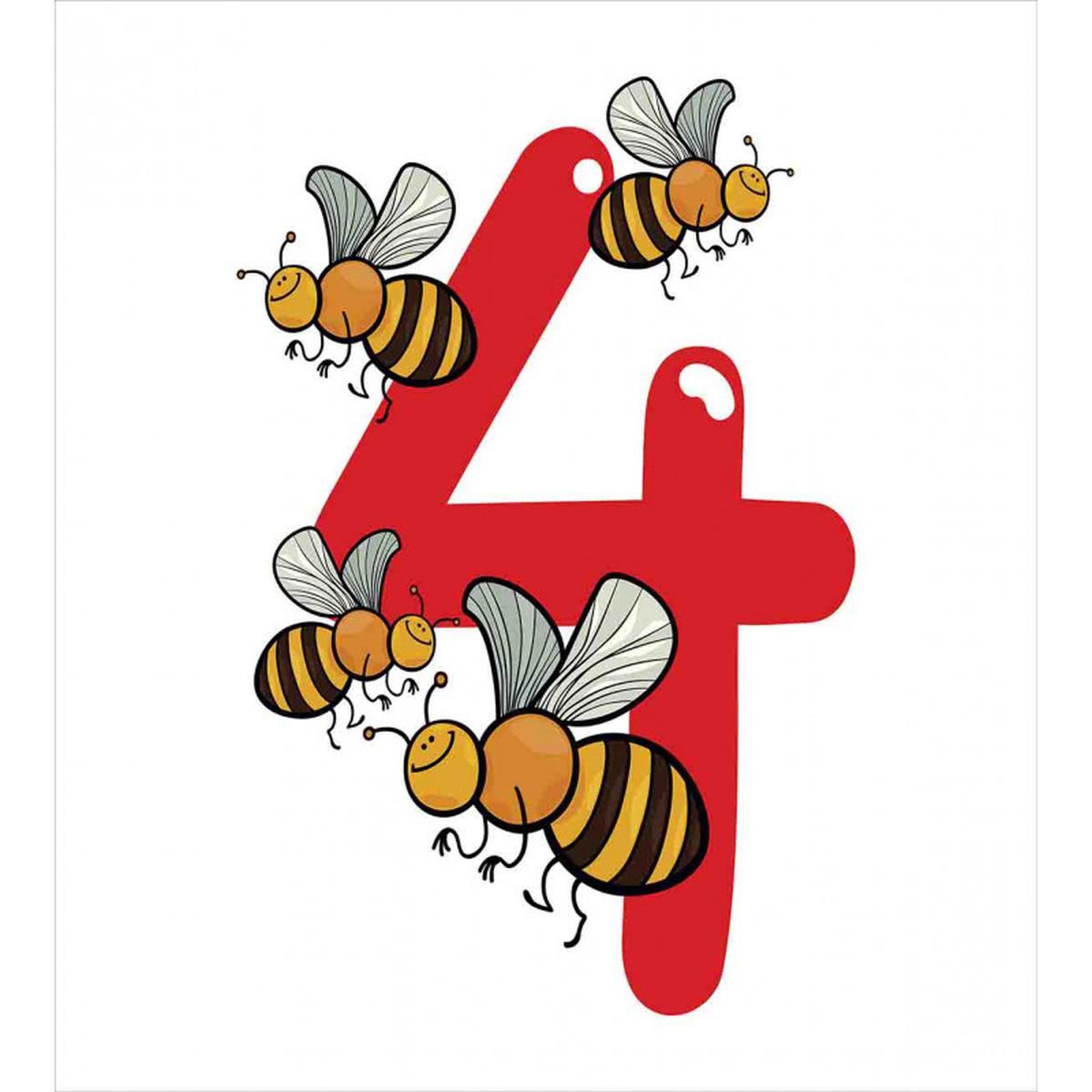 4 Hardworking Bees — Pattern
