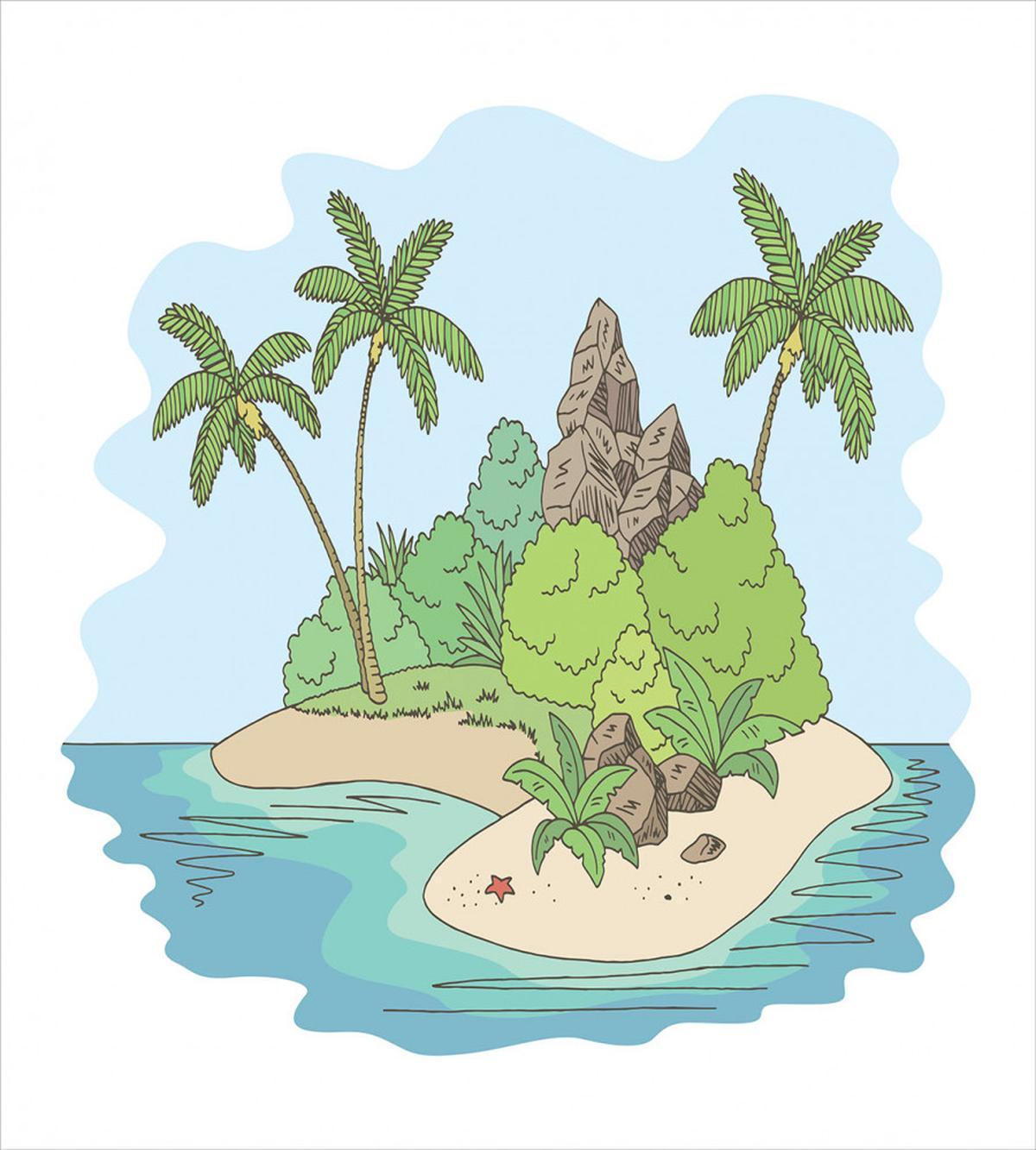 Island Doodle Botany — Pattern