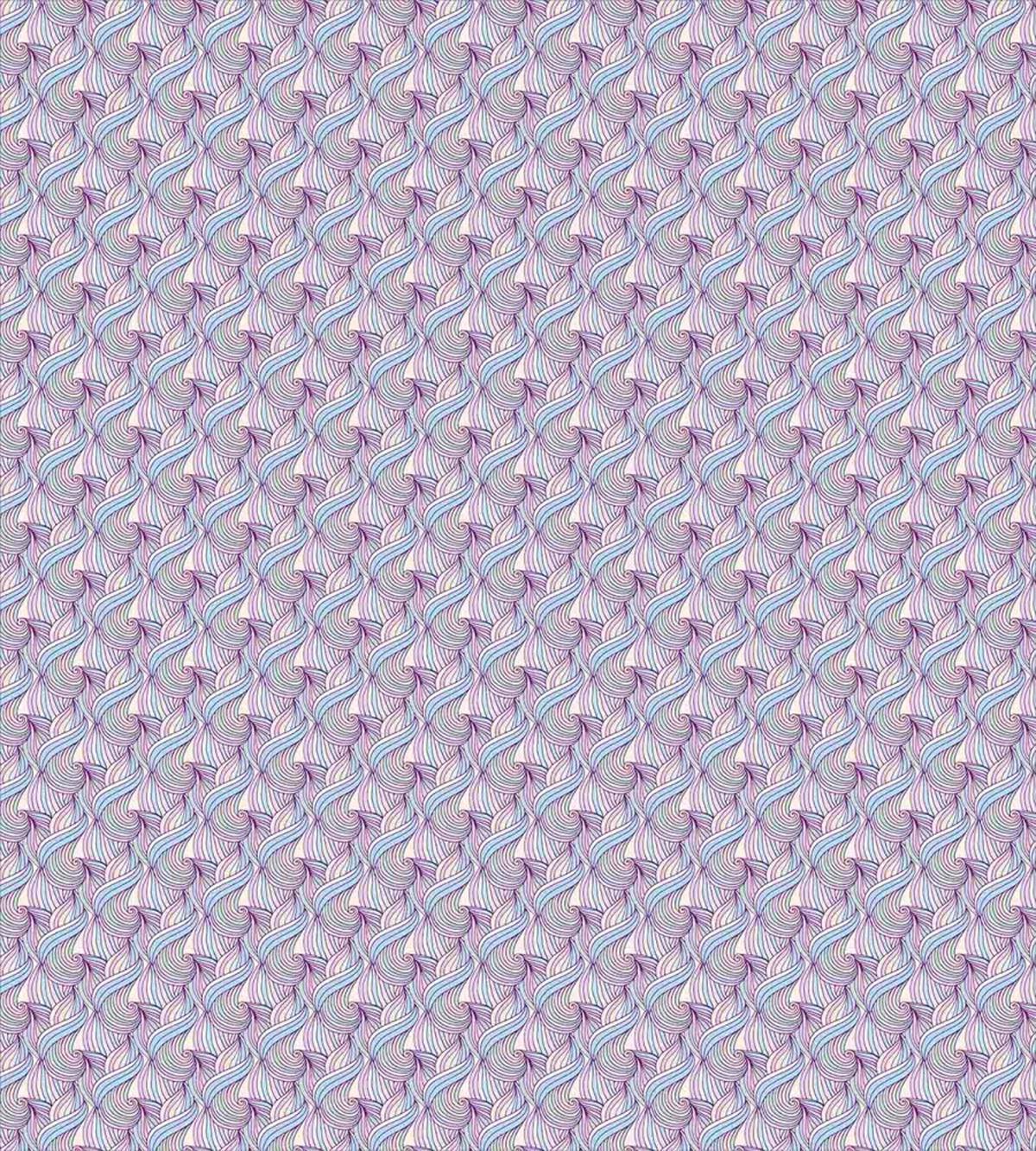 Pastel Tone Doodle Waves — Pattern