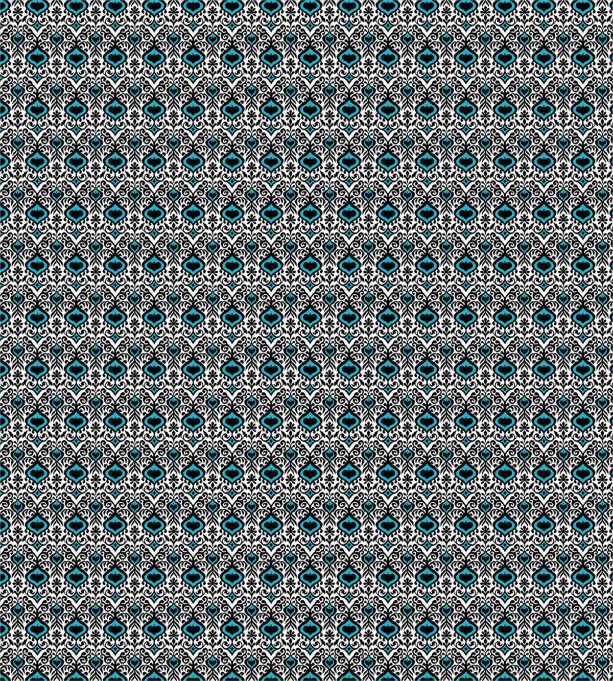 Folkloric Vivid Ikat Art — Pattern