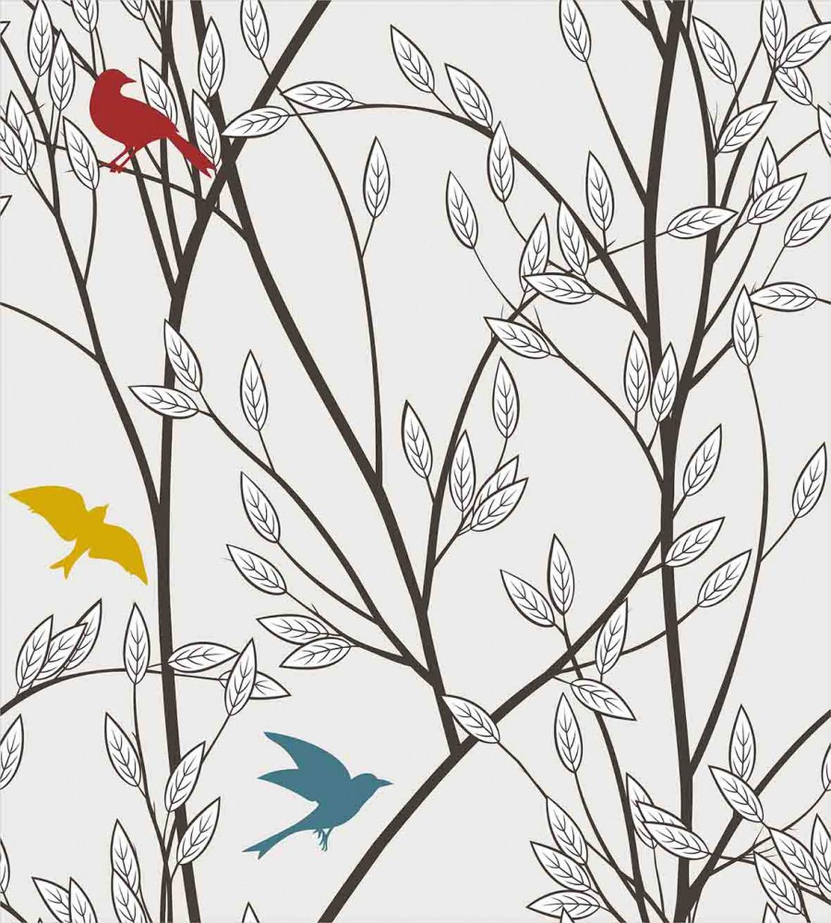 Birds Wildlife Cartoon — Pattern
