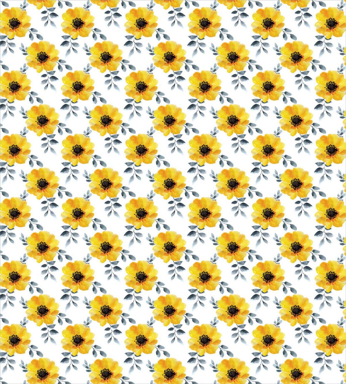 Watercolor Poppy Blossoms — Pattern