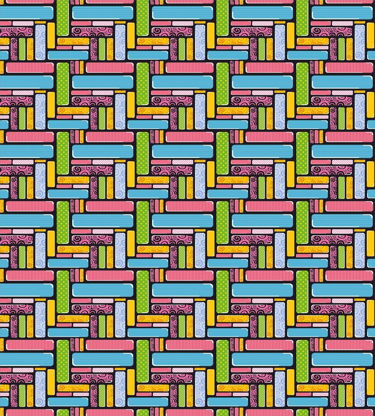 Stars Swirls Lines Dots — Pattern