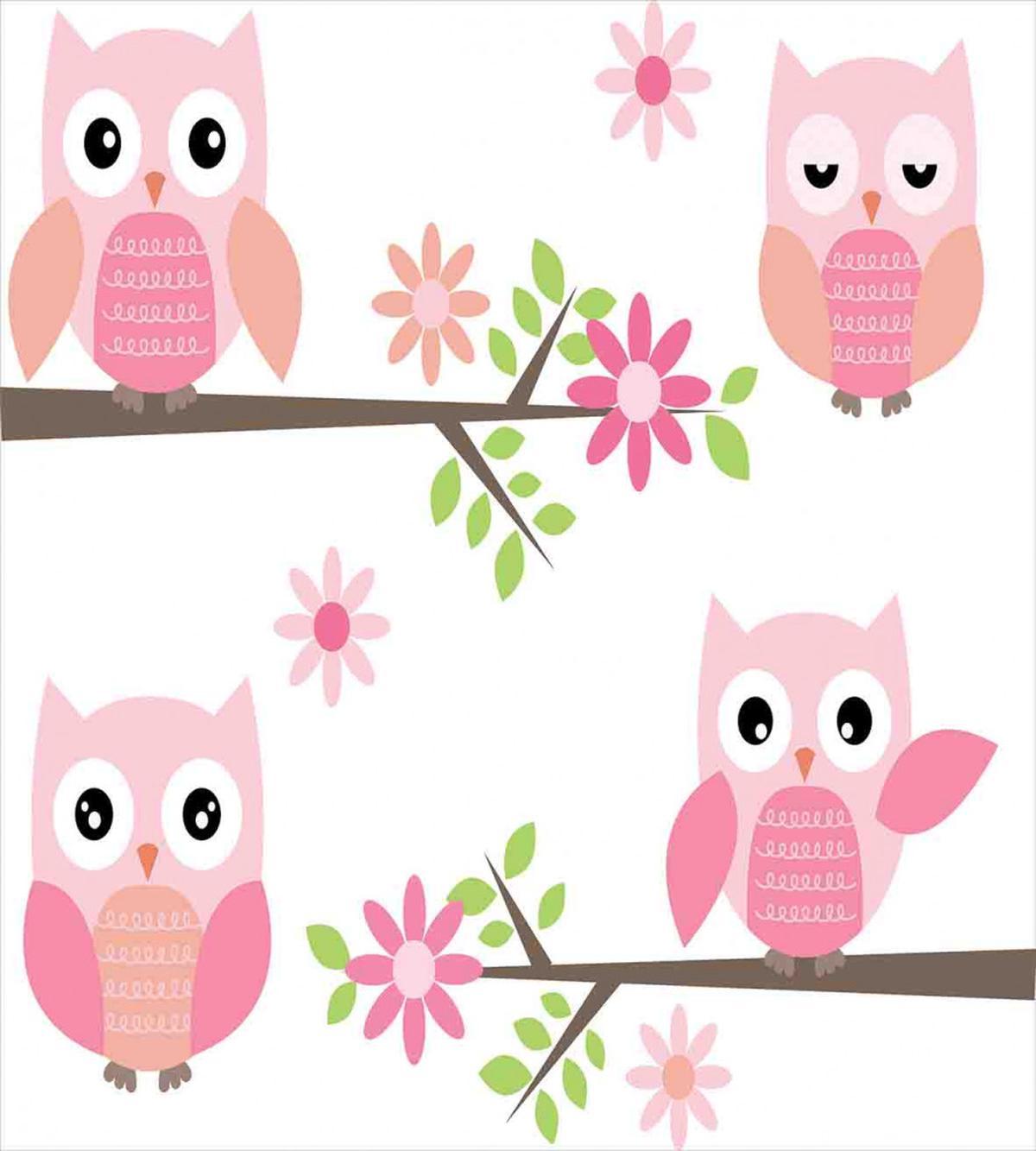 Spring Floral Baby Owls — Pattern