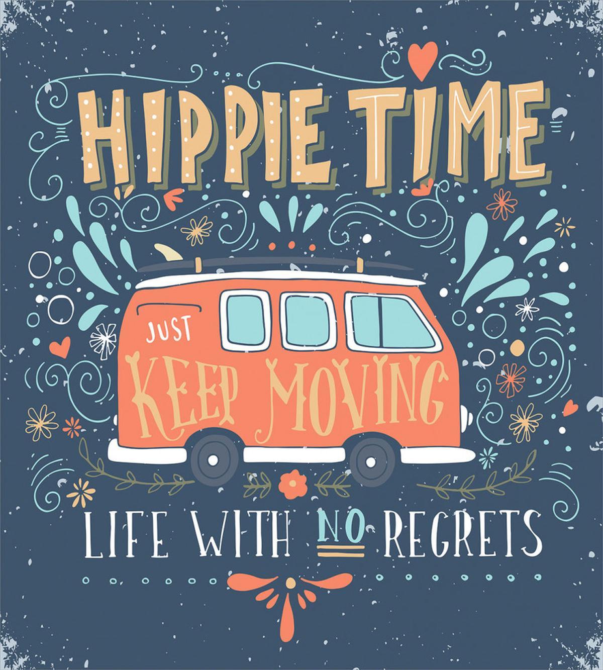 Hippie Words — Pattern