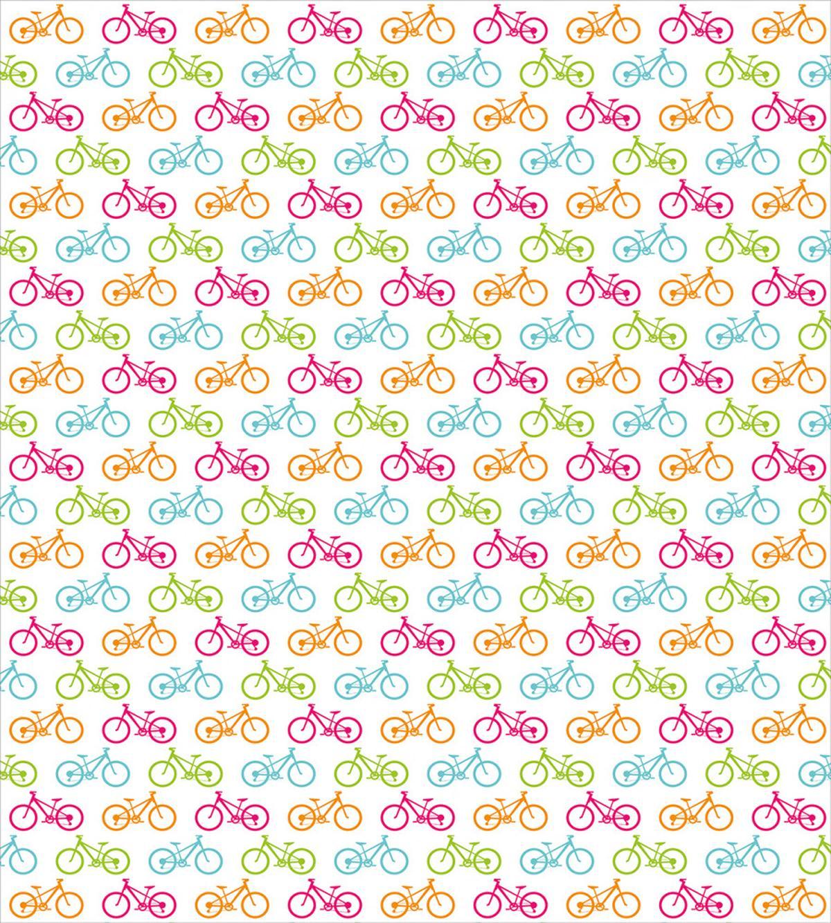 Different Colored Bikes — Pattern