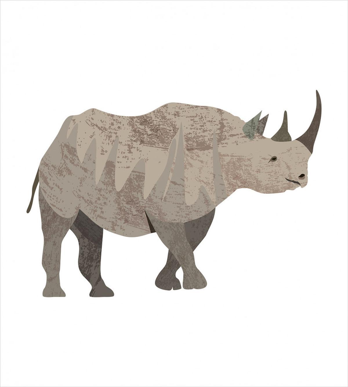 Herbivore Animal Monochrome — Pattern