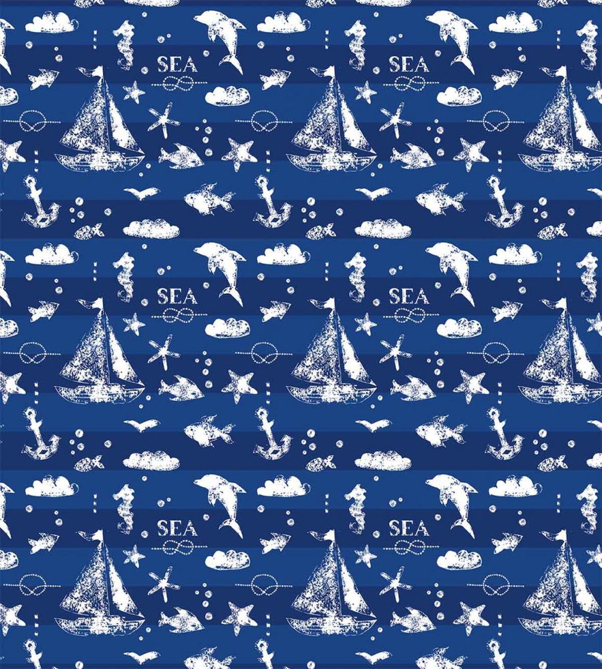 Grunge Anchor Ship — Pattern