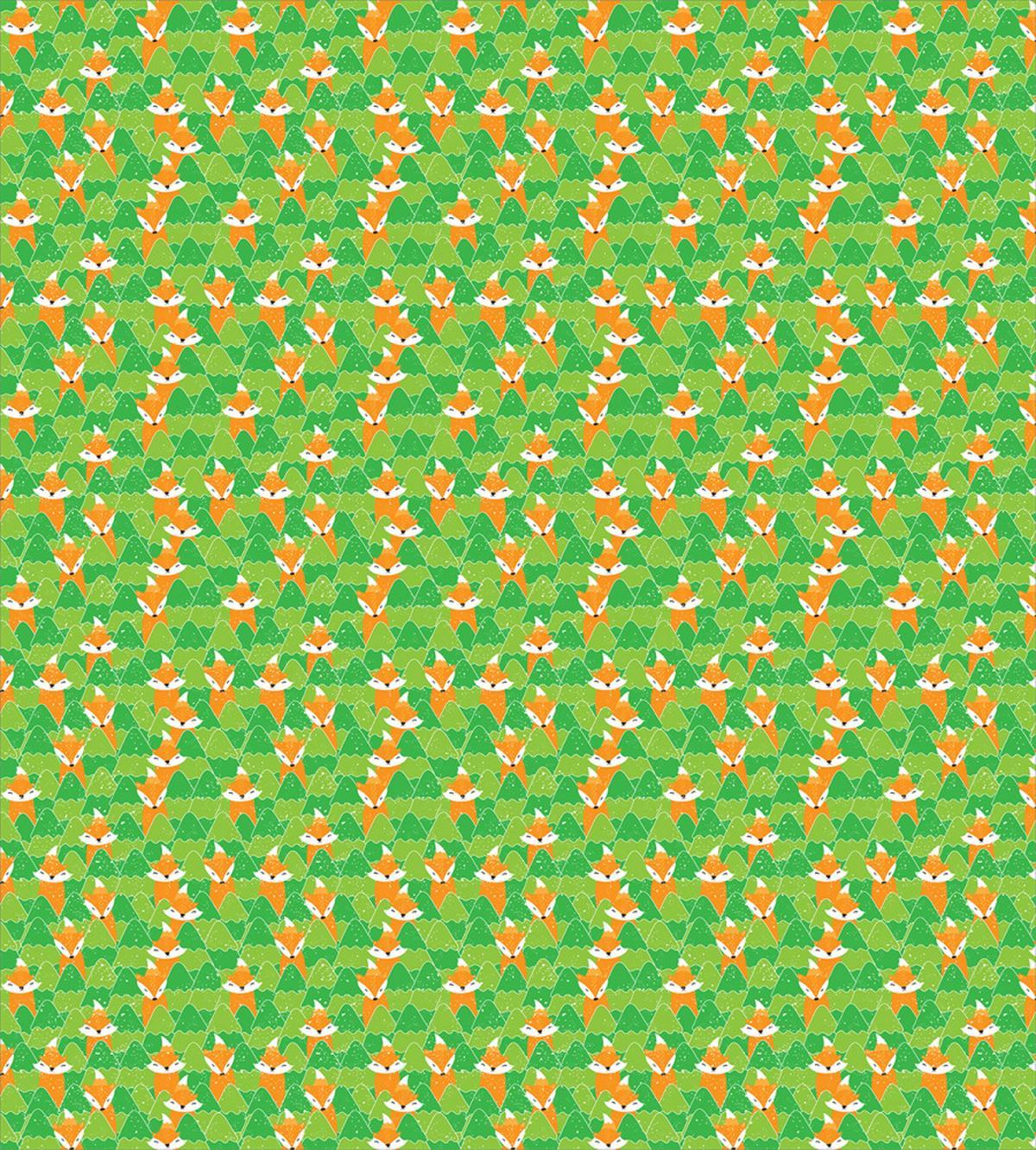 Grunge Mountain Animals — Pattern