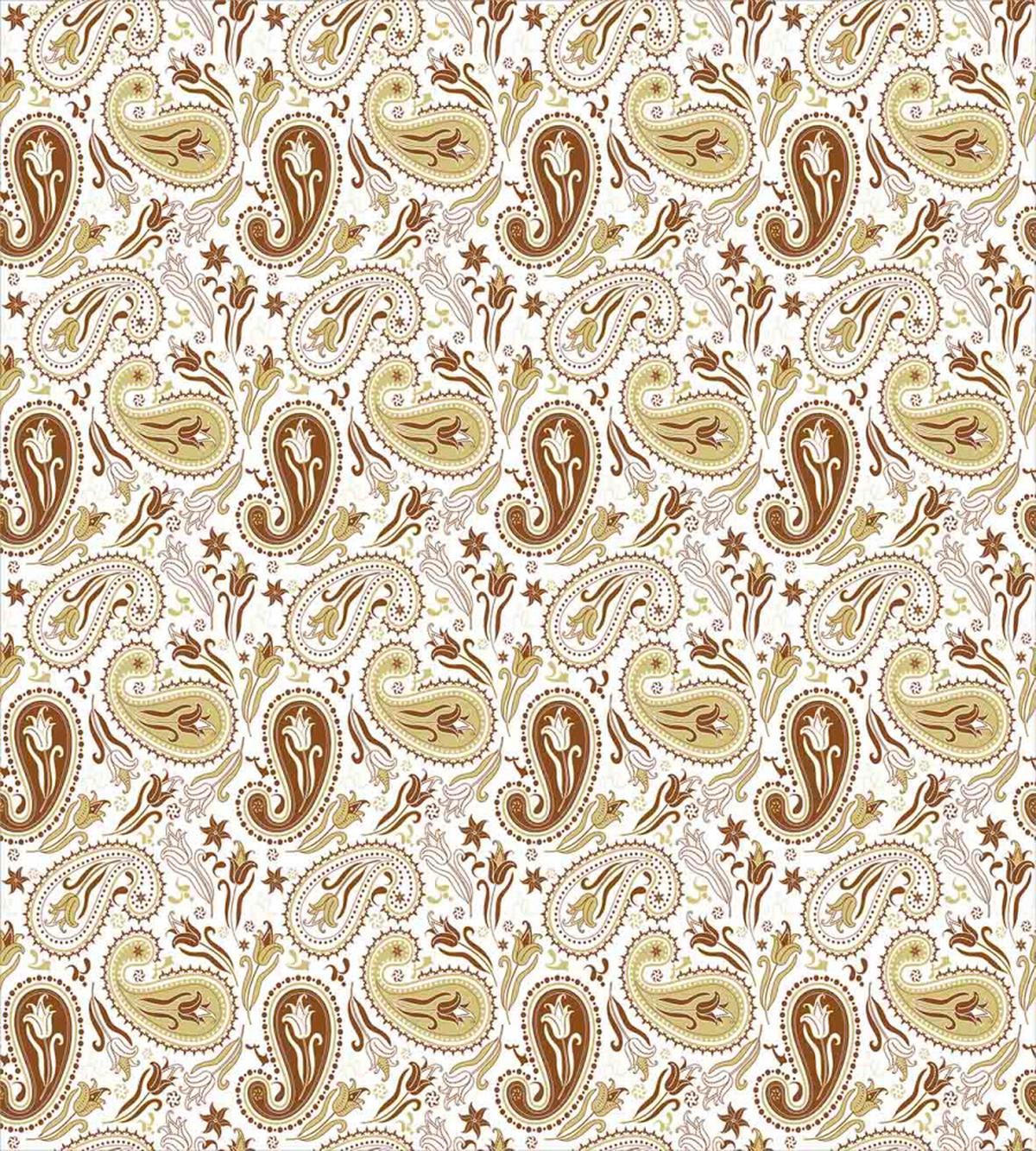 Floral Paisley Tulips — Pattern