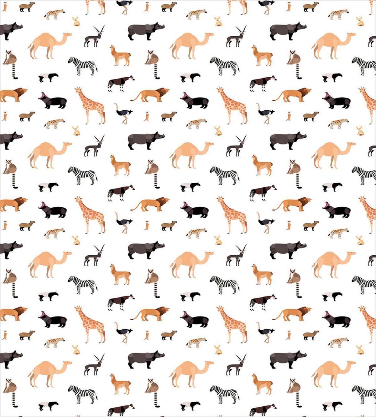 Various Exotic Wild Animals — Pattern
