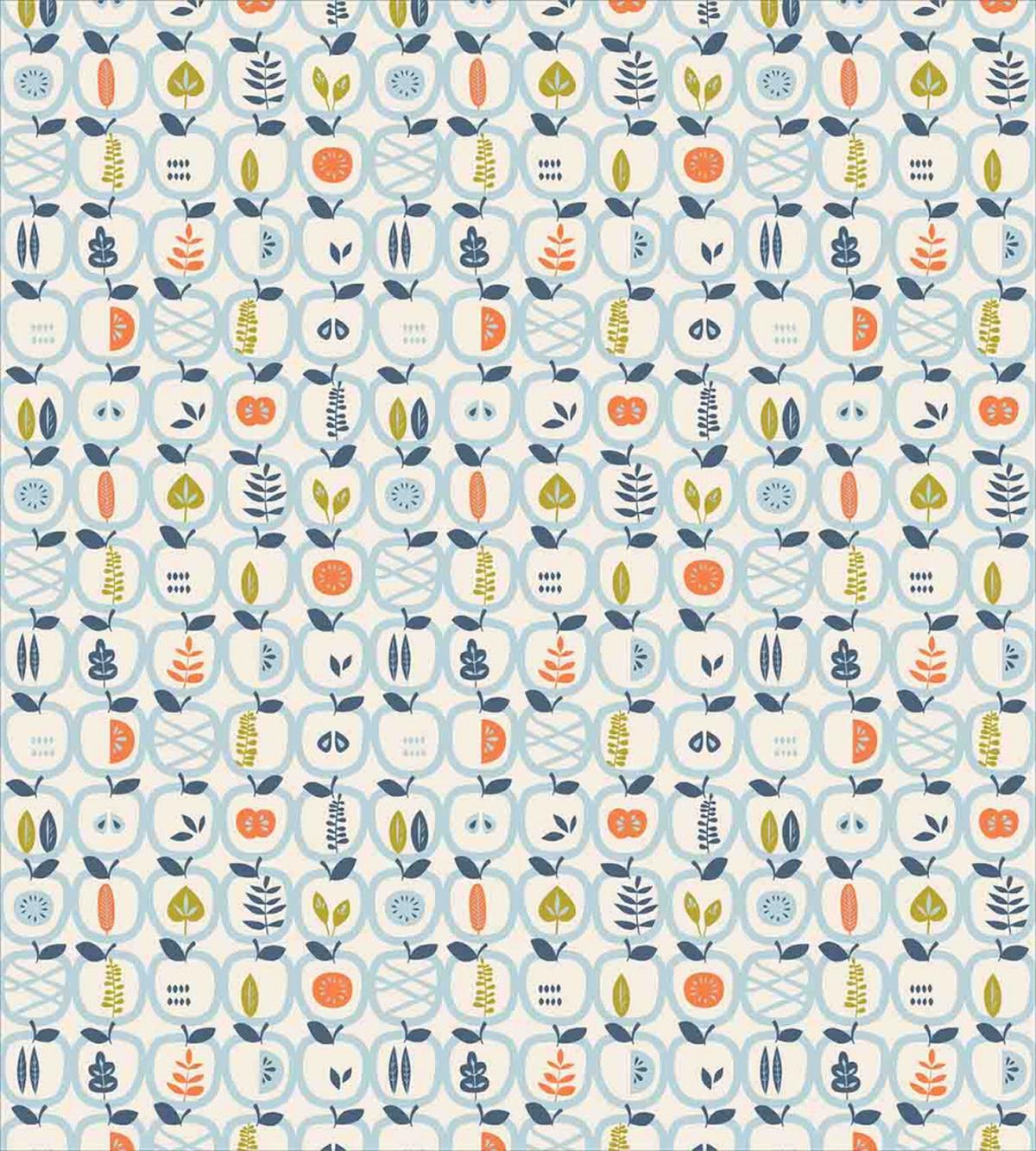 Doodle Style Fruit Halves — Pattern