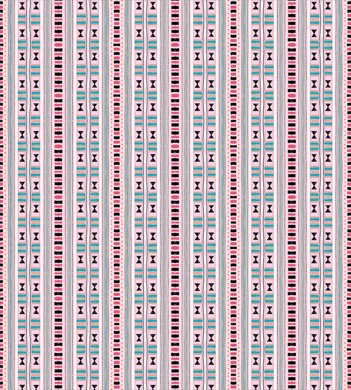 Geometric Kente Stripes Motif — Pattern
