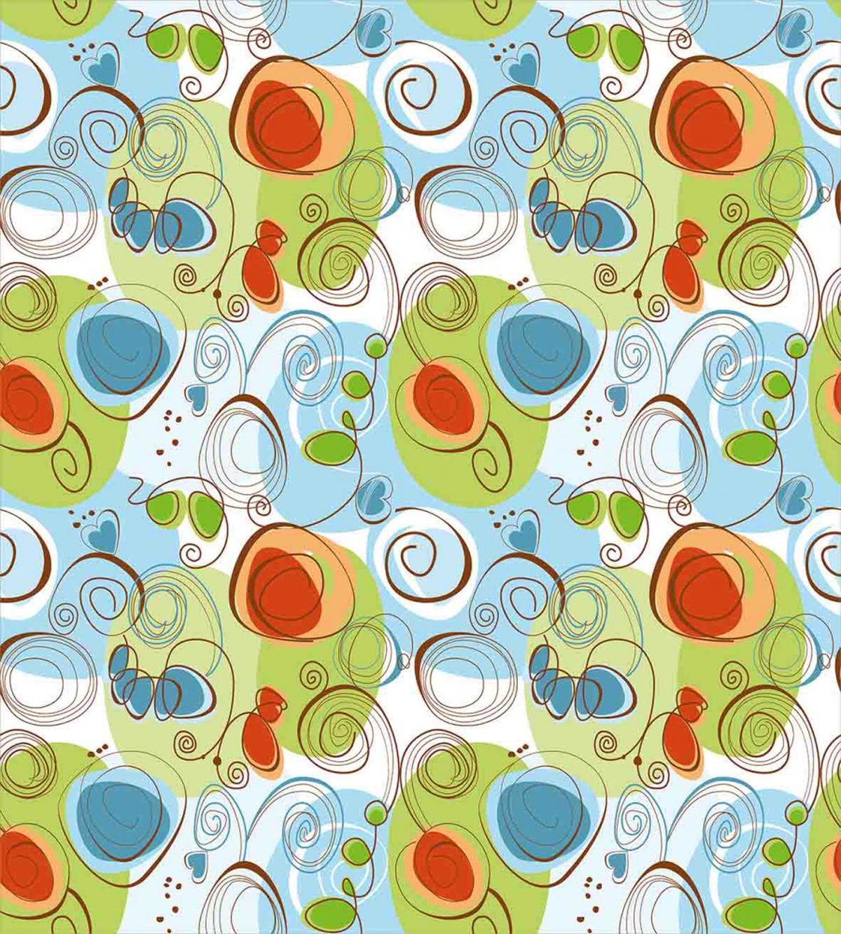 Geometric Funky Swirl — Pattern