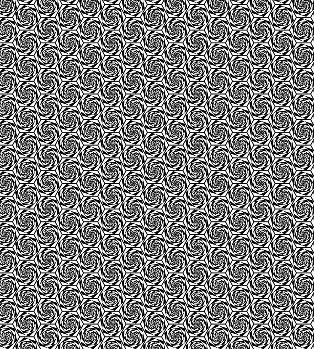 Monochrome Hexagon — Pattern