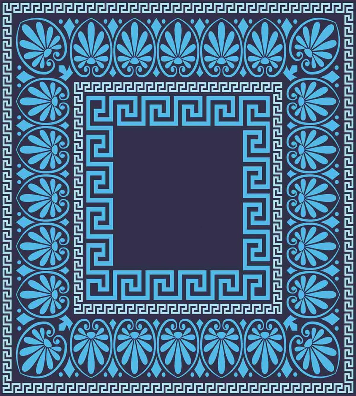 Intricate Floral Fret — Pattern