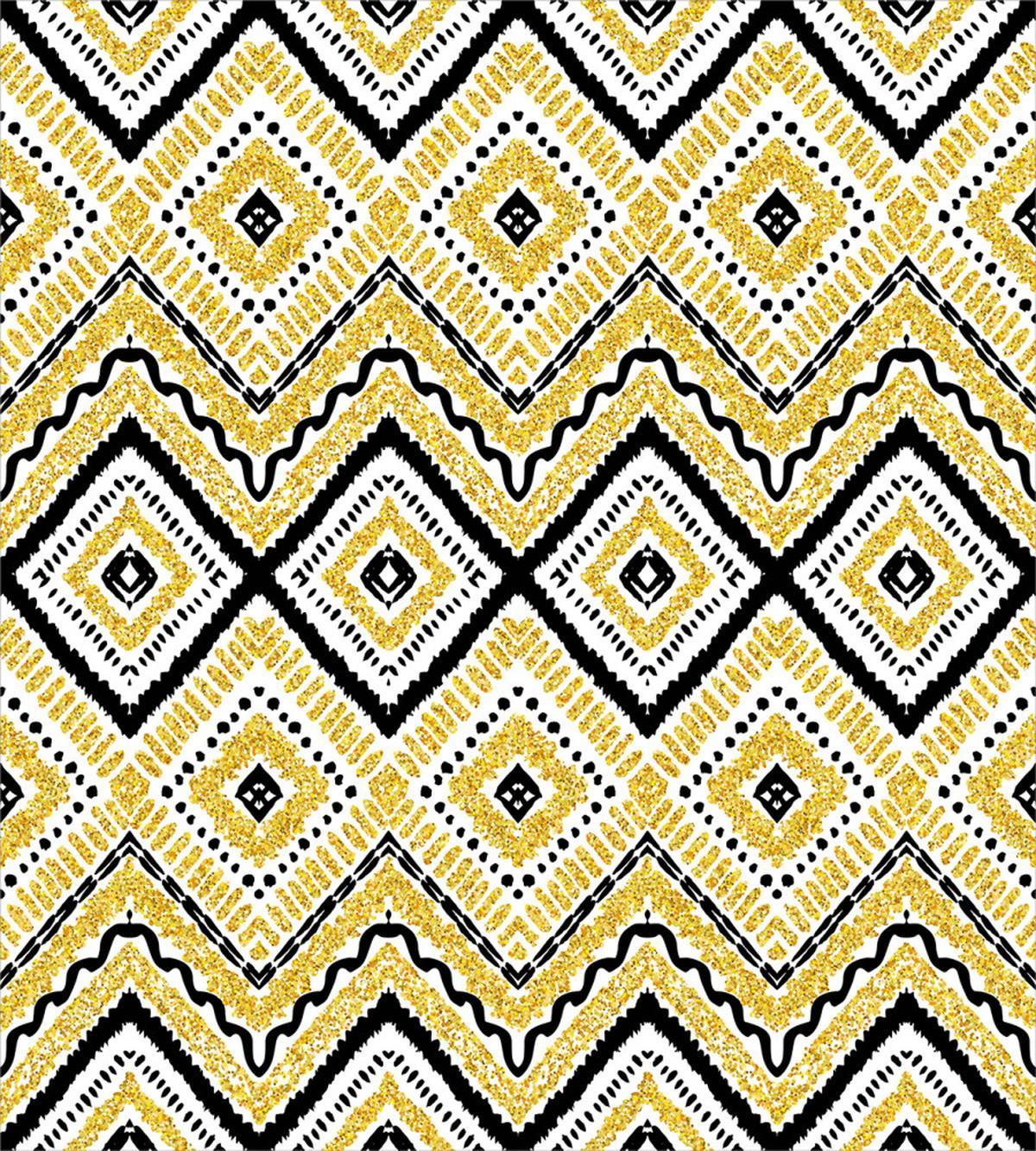 Chevron Waves Tribal — Pattern