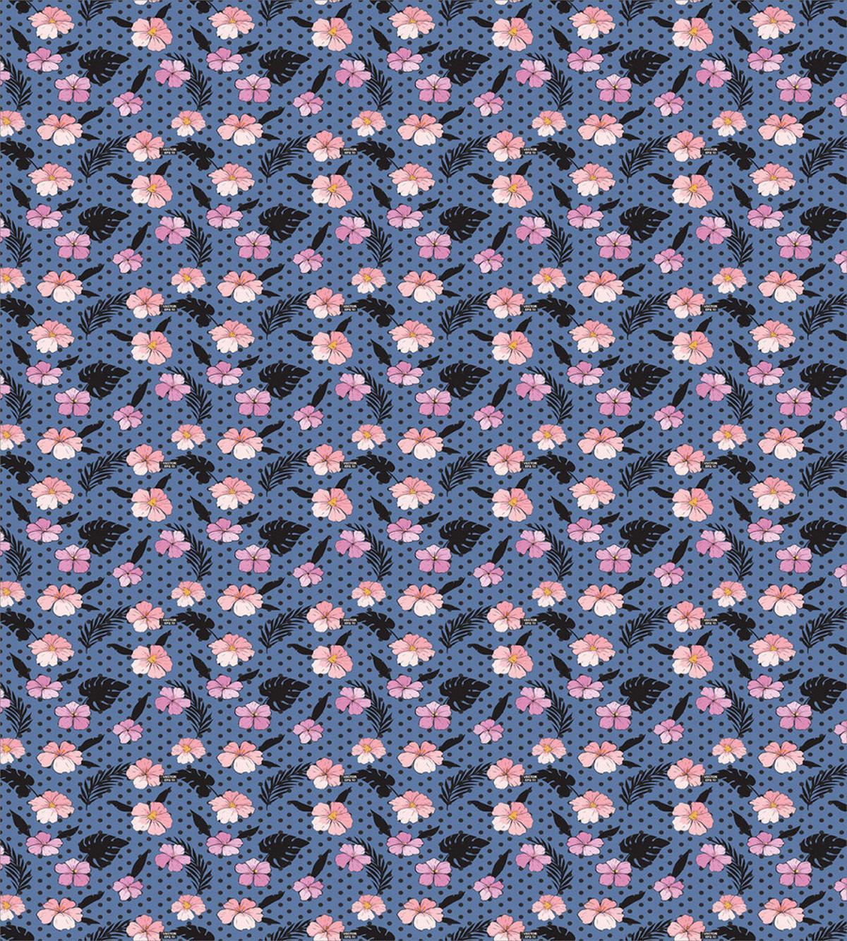 Hibiscus Island Foliage Art — Pattern