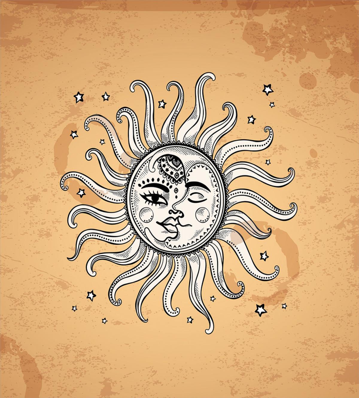 Heavenly Bodies with Faces — Pattern