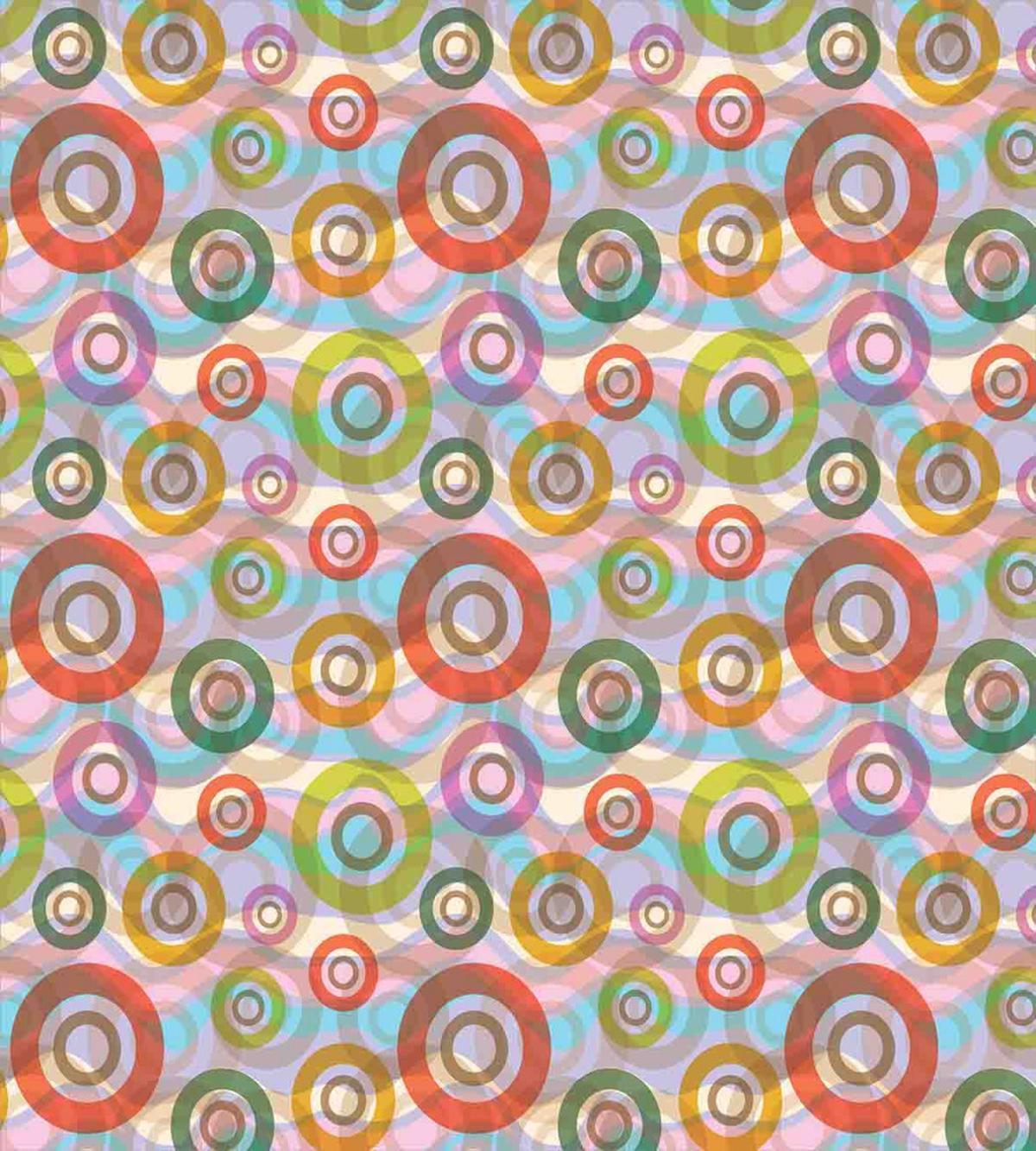 Hippie Colorful Circles — Pattern