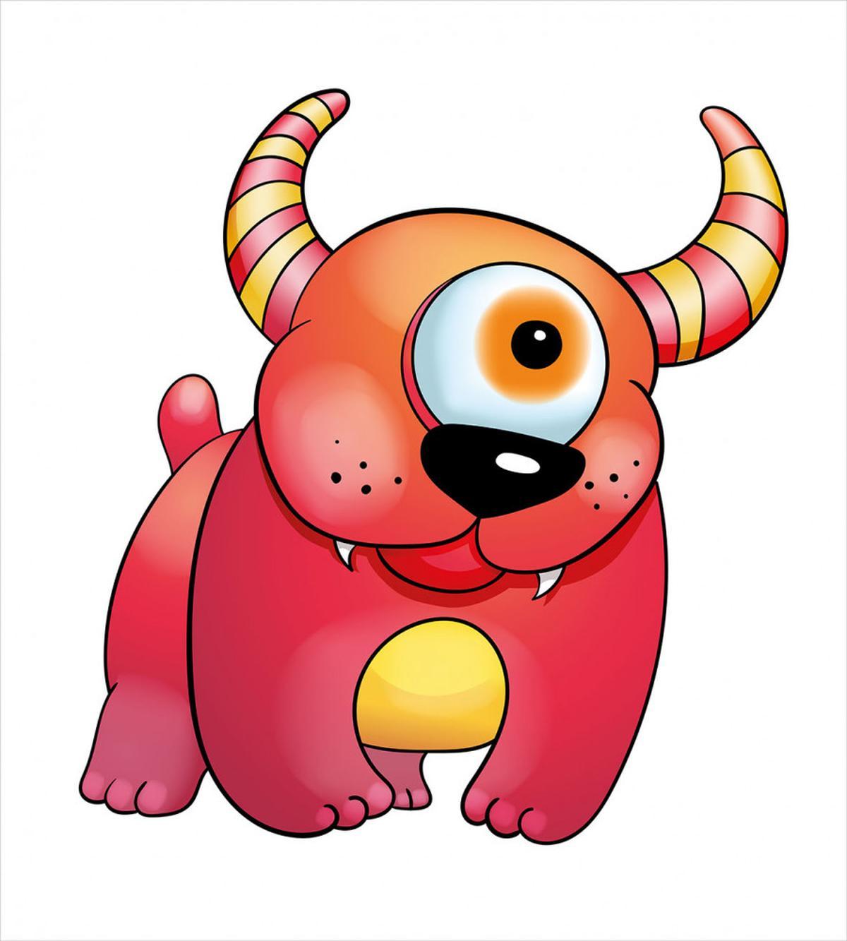 Bizarre Creature with Horns — Pattern
