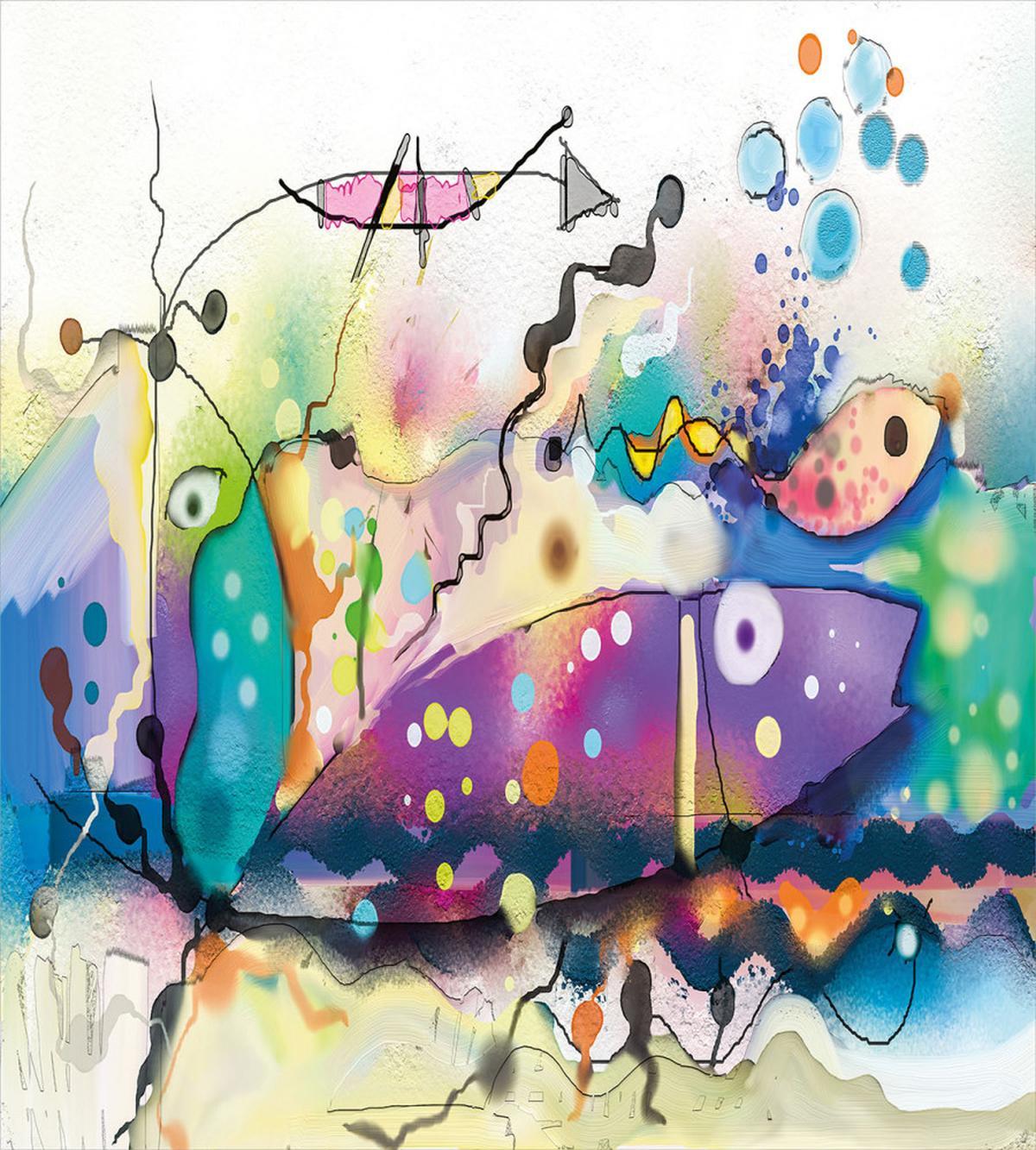 Modern Fine Art Paint — Pattern