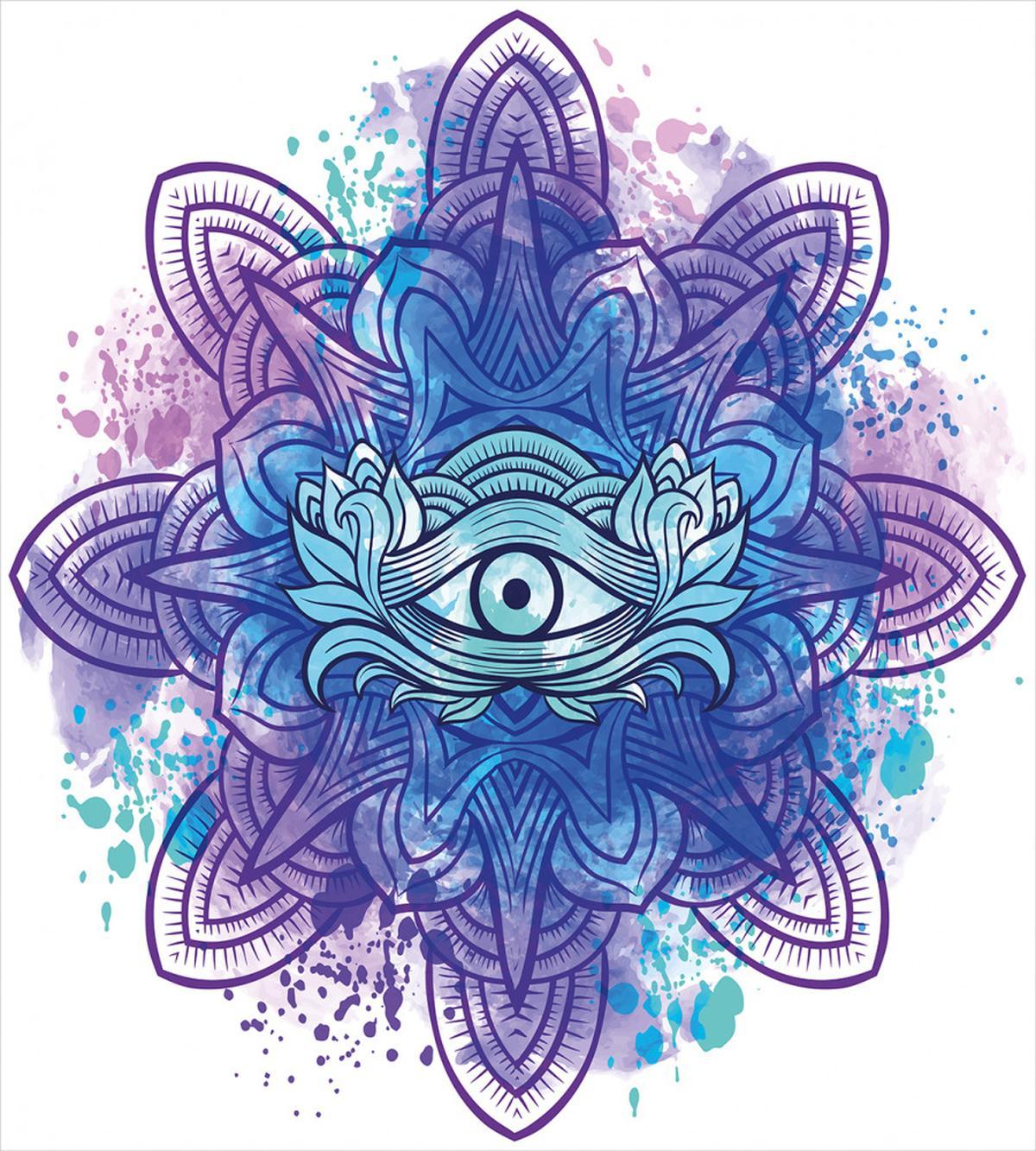 Third Eye Mandala Chakra — Pattern