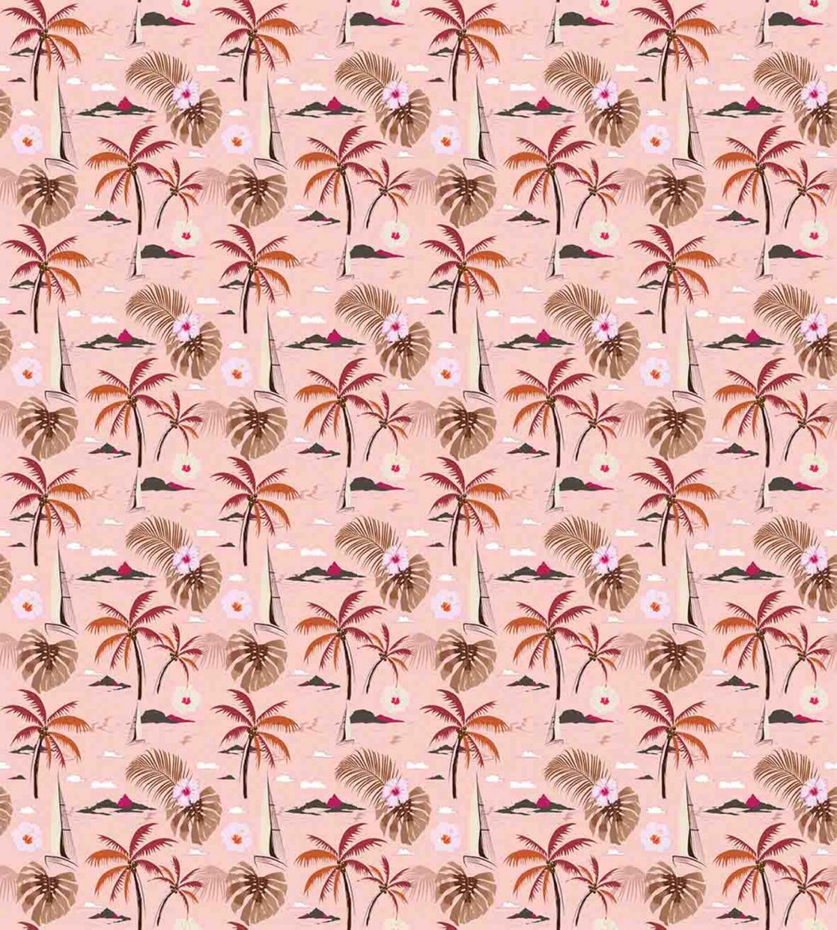 Tropical Blossoms Theme — Pattern