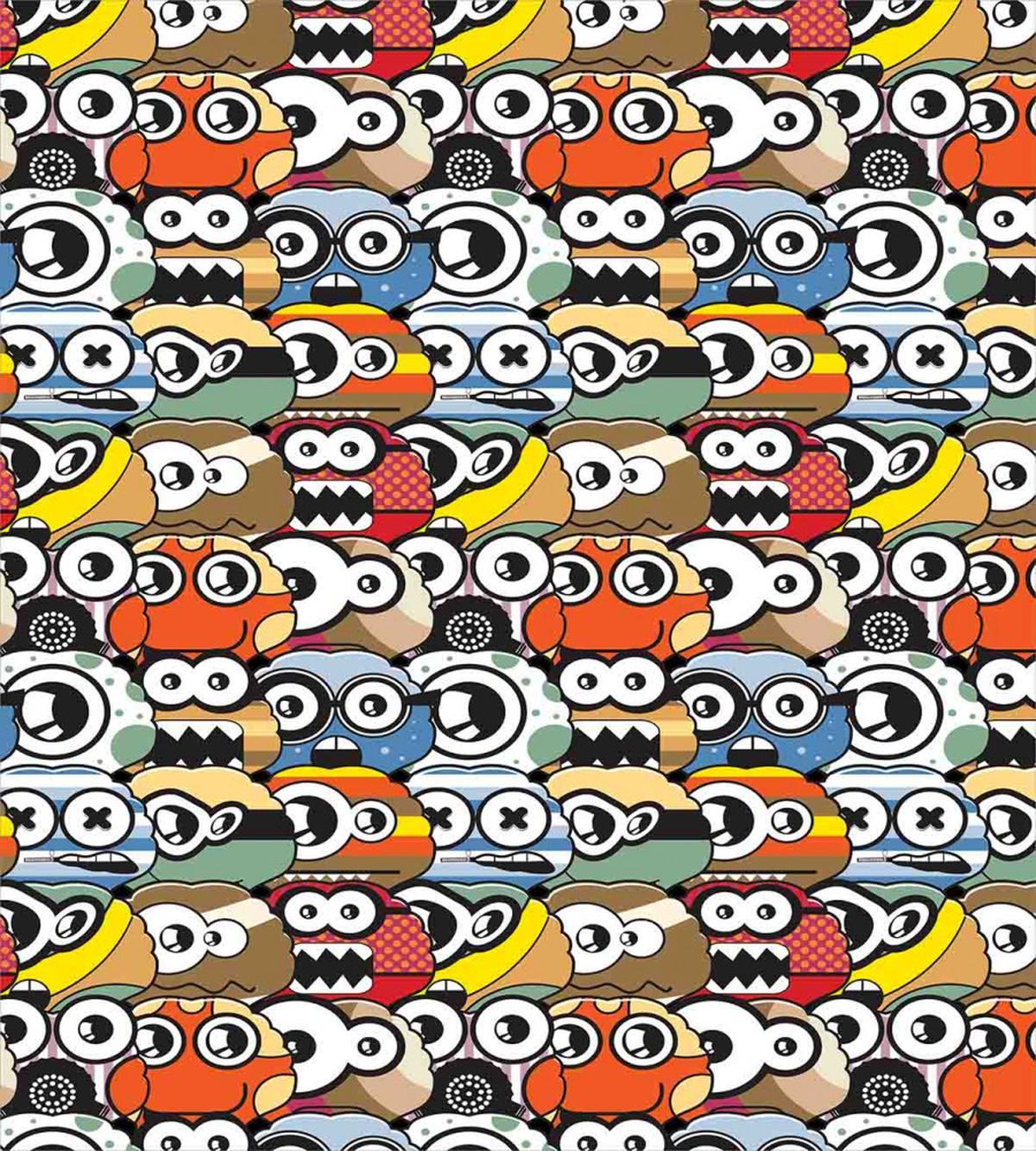 Cartoon Monster Design — Pattern