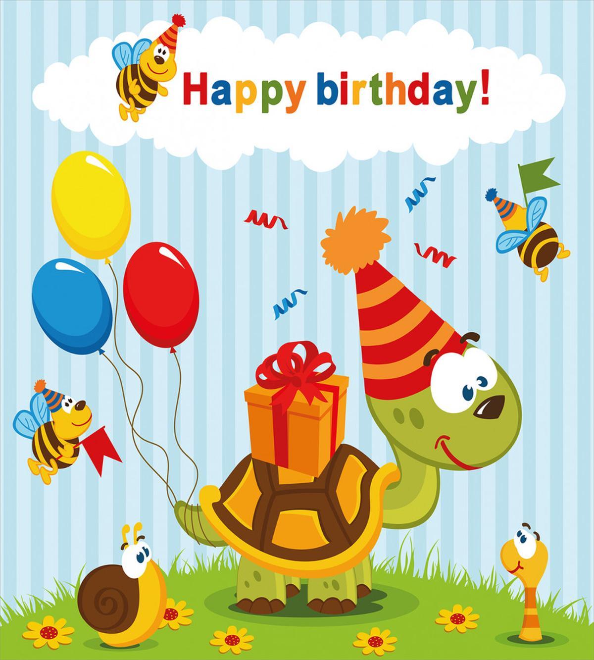 Birthday Party Turtle — Pattern
