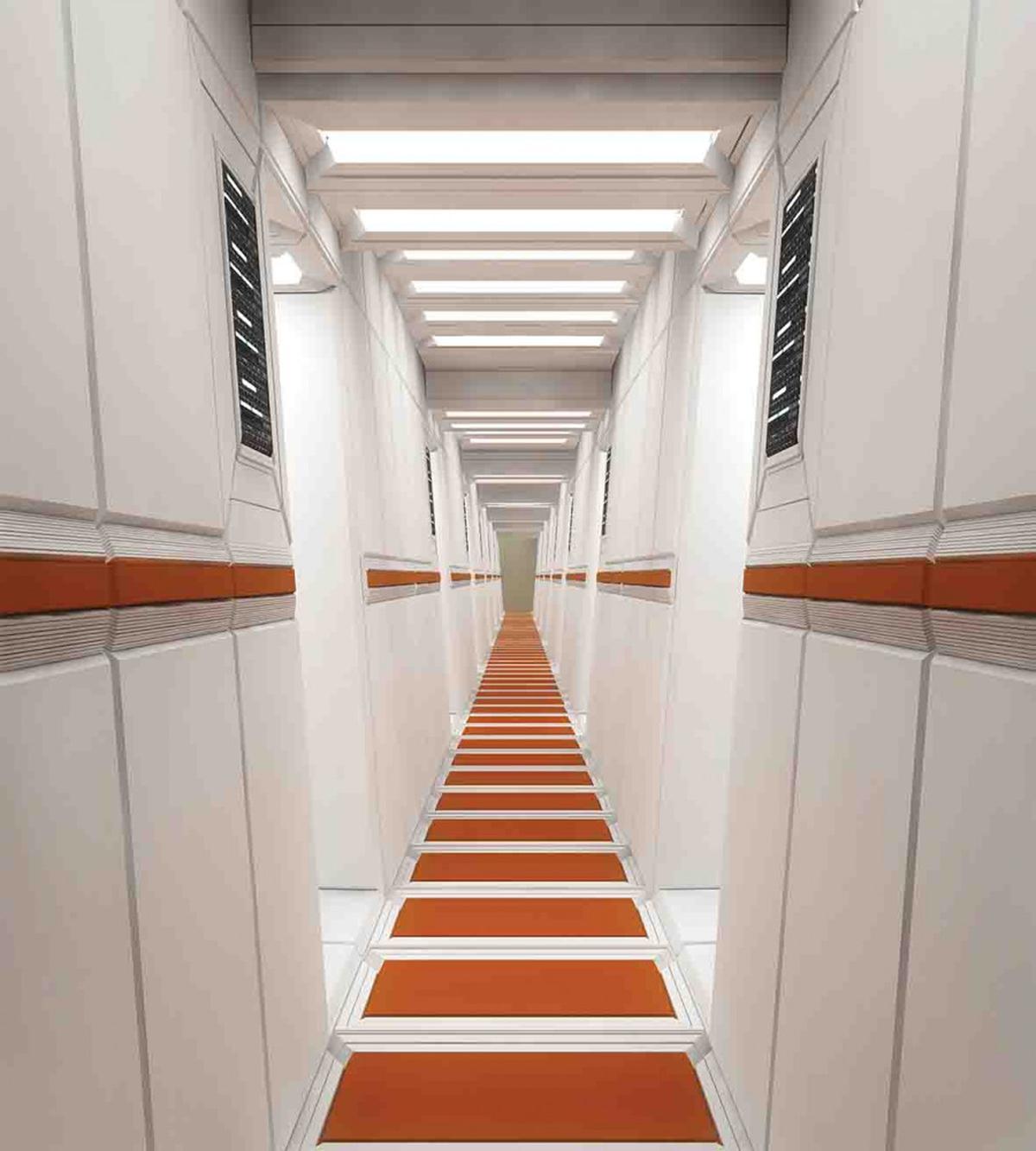 Interior Corridor — Pattern