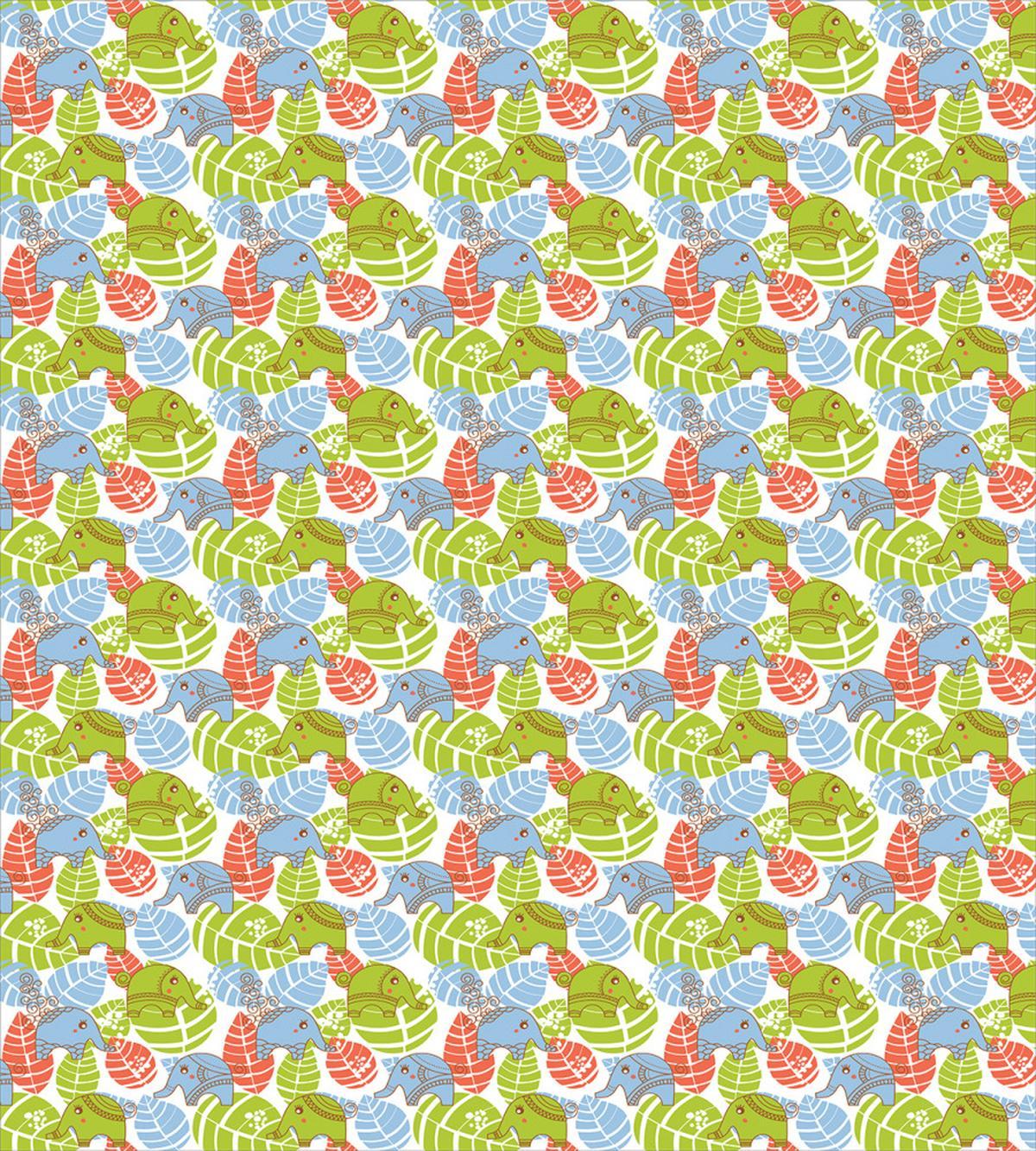 Animals Leaves — Pattern