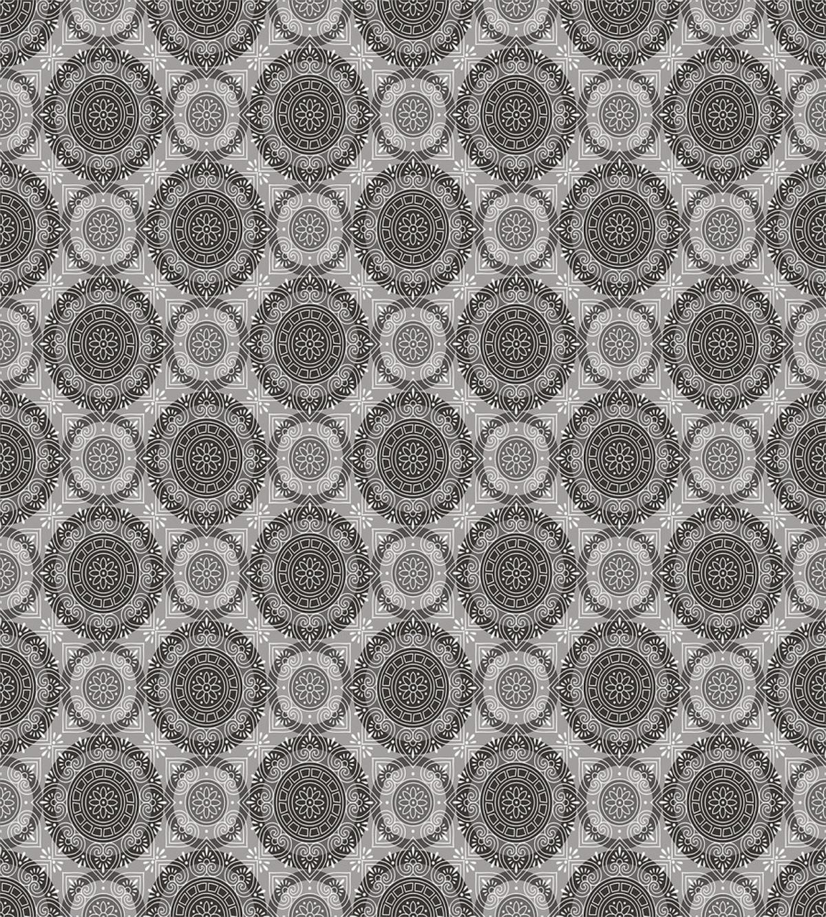 Abstract Damask Flowers — Pattern