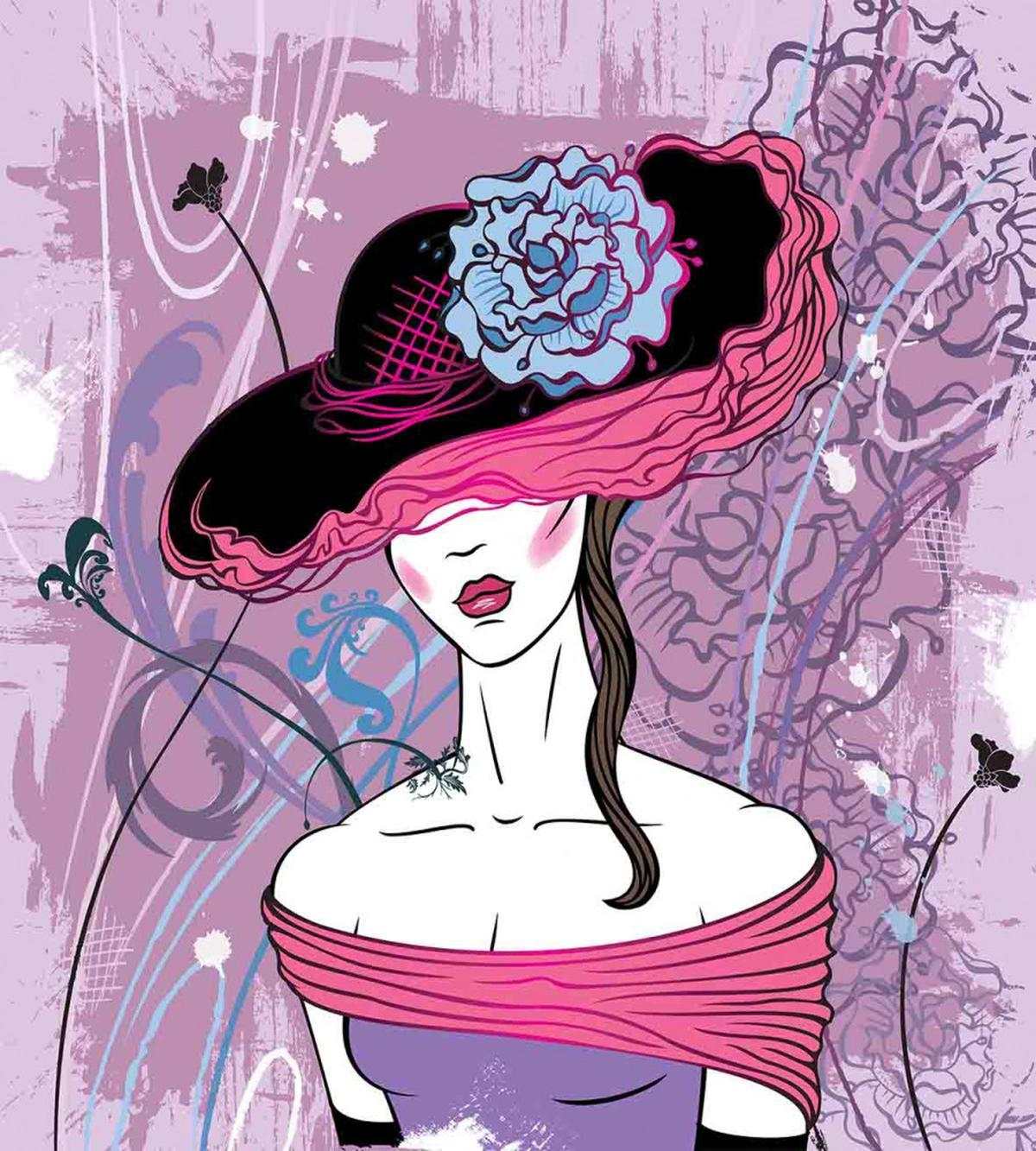 Floral Noble Lady Fashion — Pattern