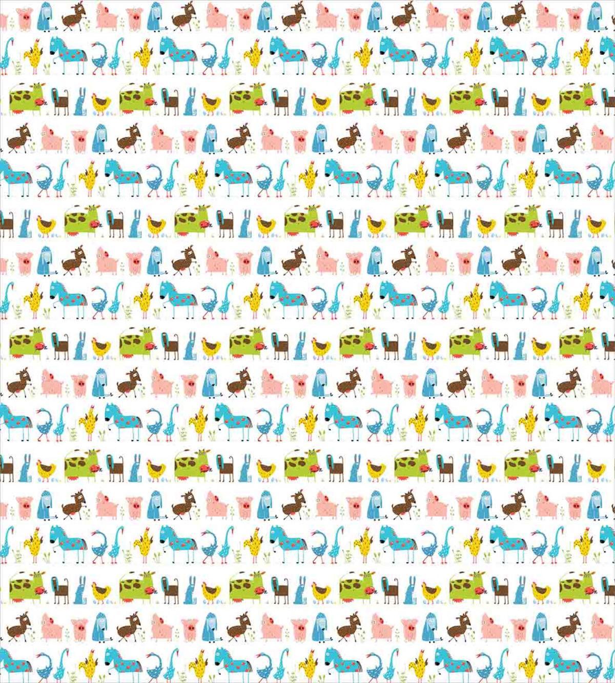 Doodle Farm Animals Cow — Pattern