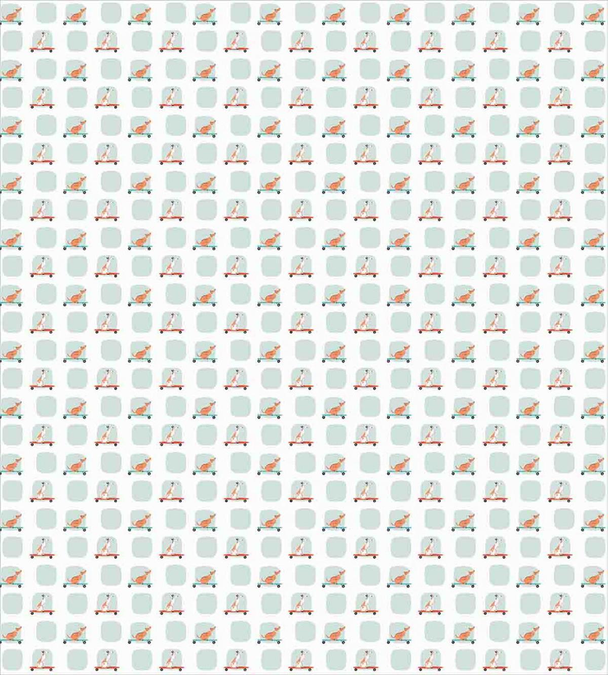 Cartoon Dogs on Skateboards — Pattern