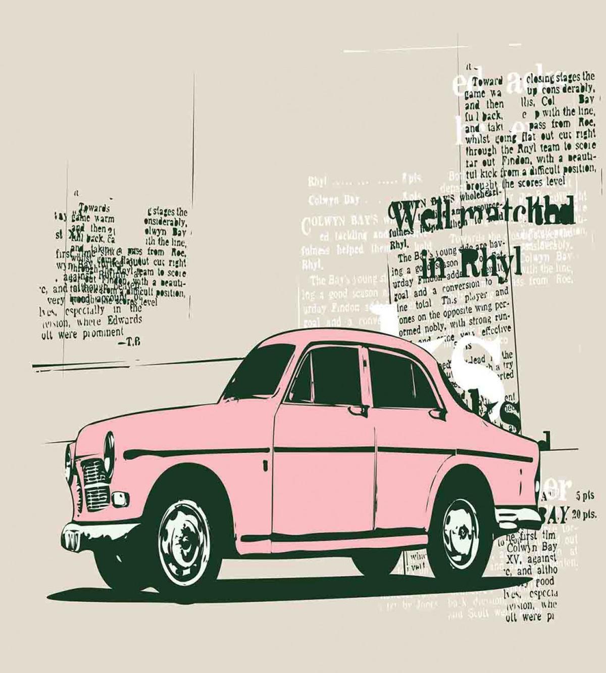 Old Newspaper Cuts — Pattern