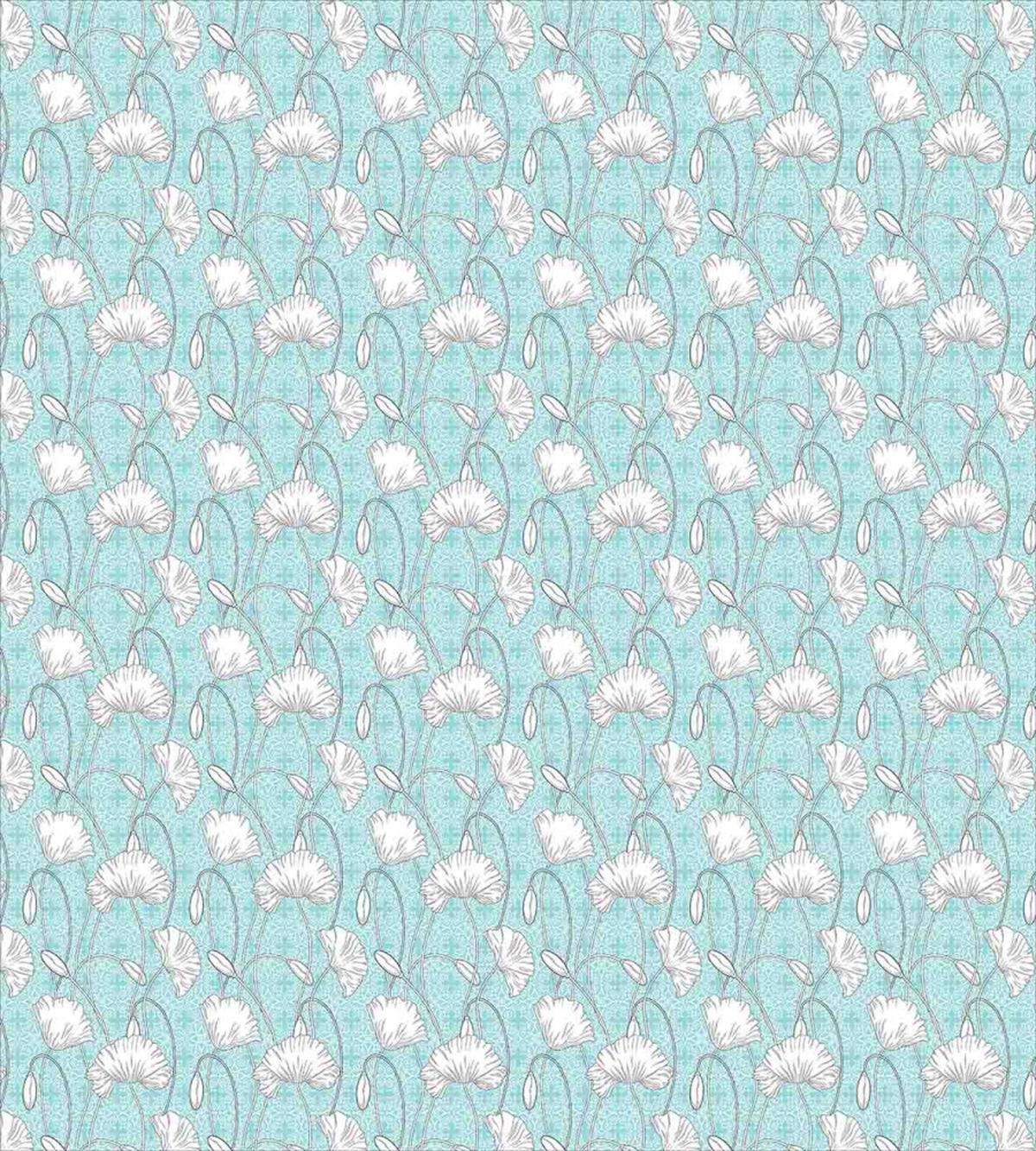 Poppy Buds Blossoms — Pattern