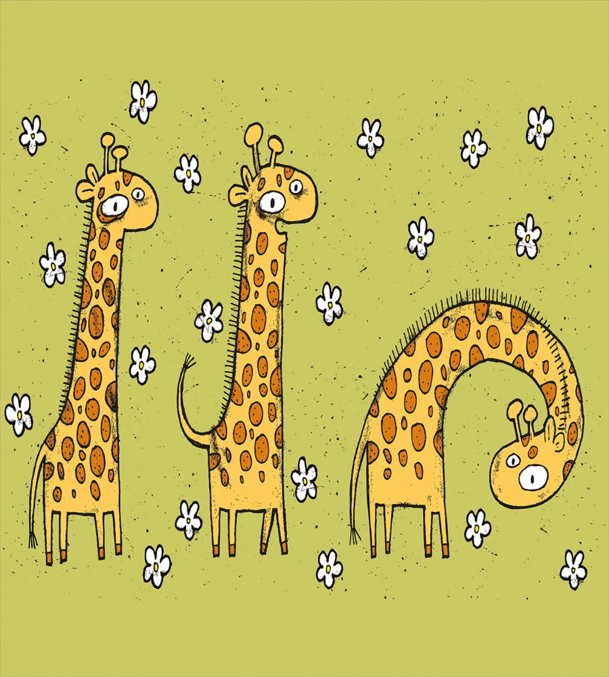 Illustration of Giraffes — Pattern