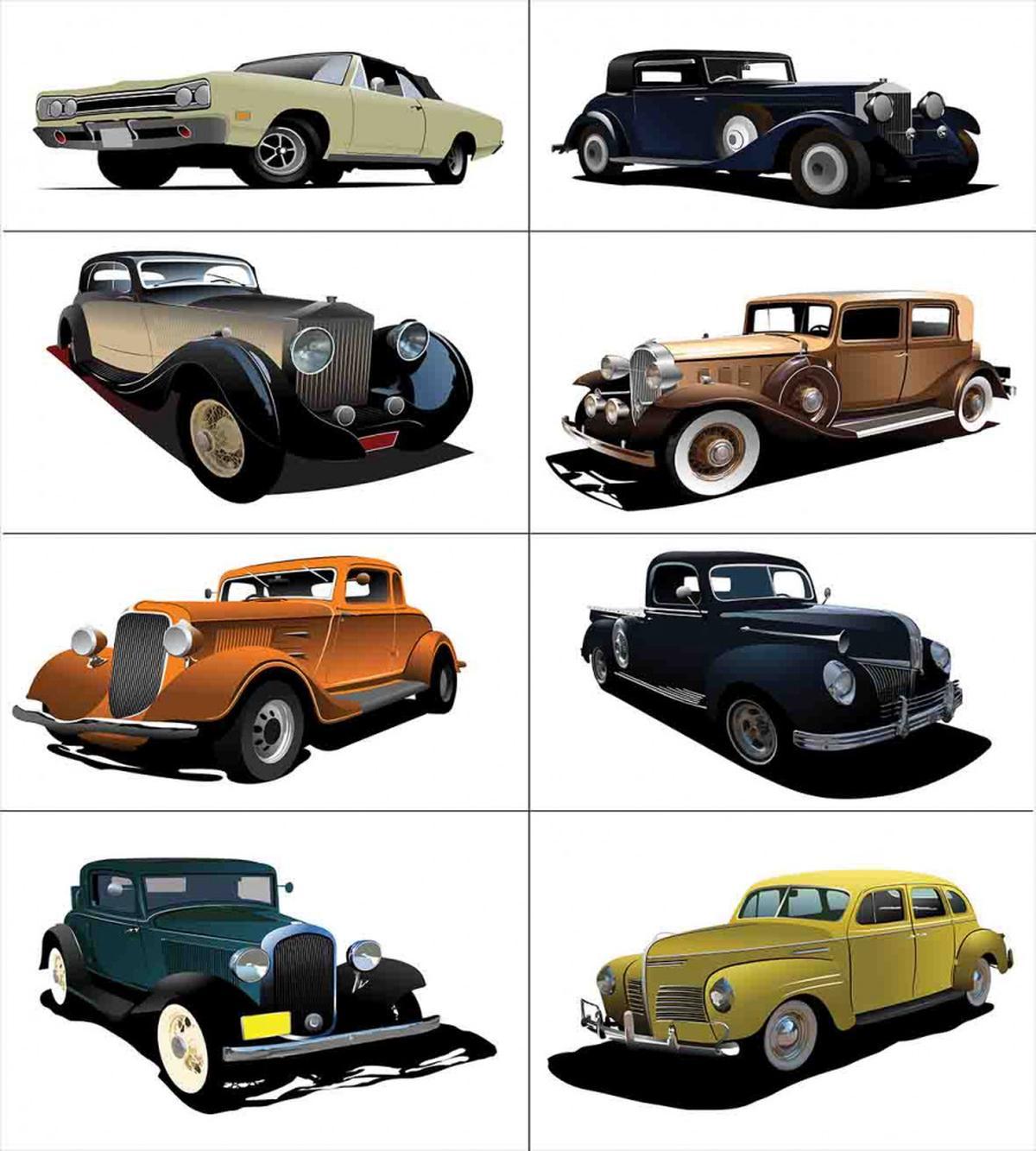 Collage of Fifties Car — Pattern