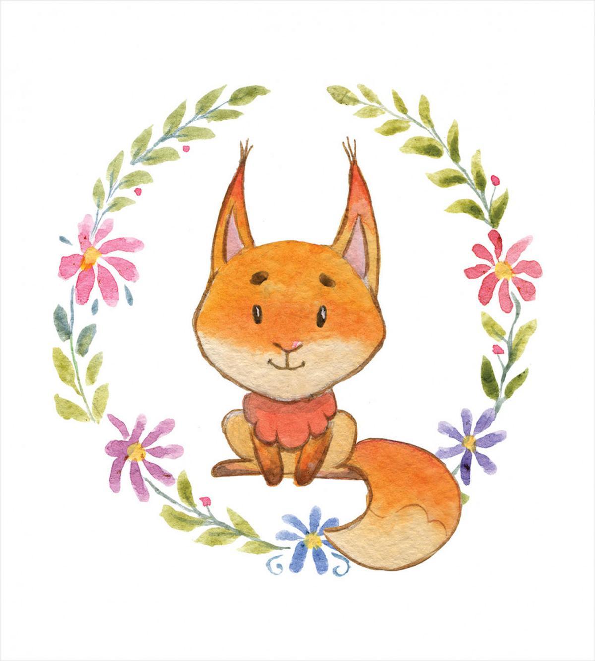 Forest Friend Floral — Pattern